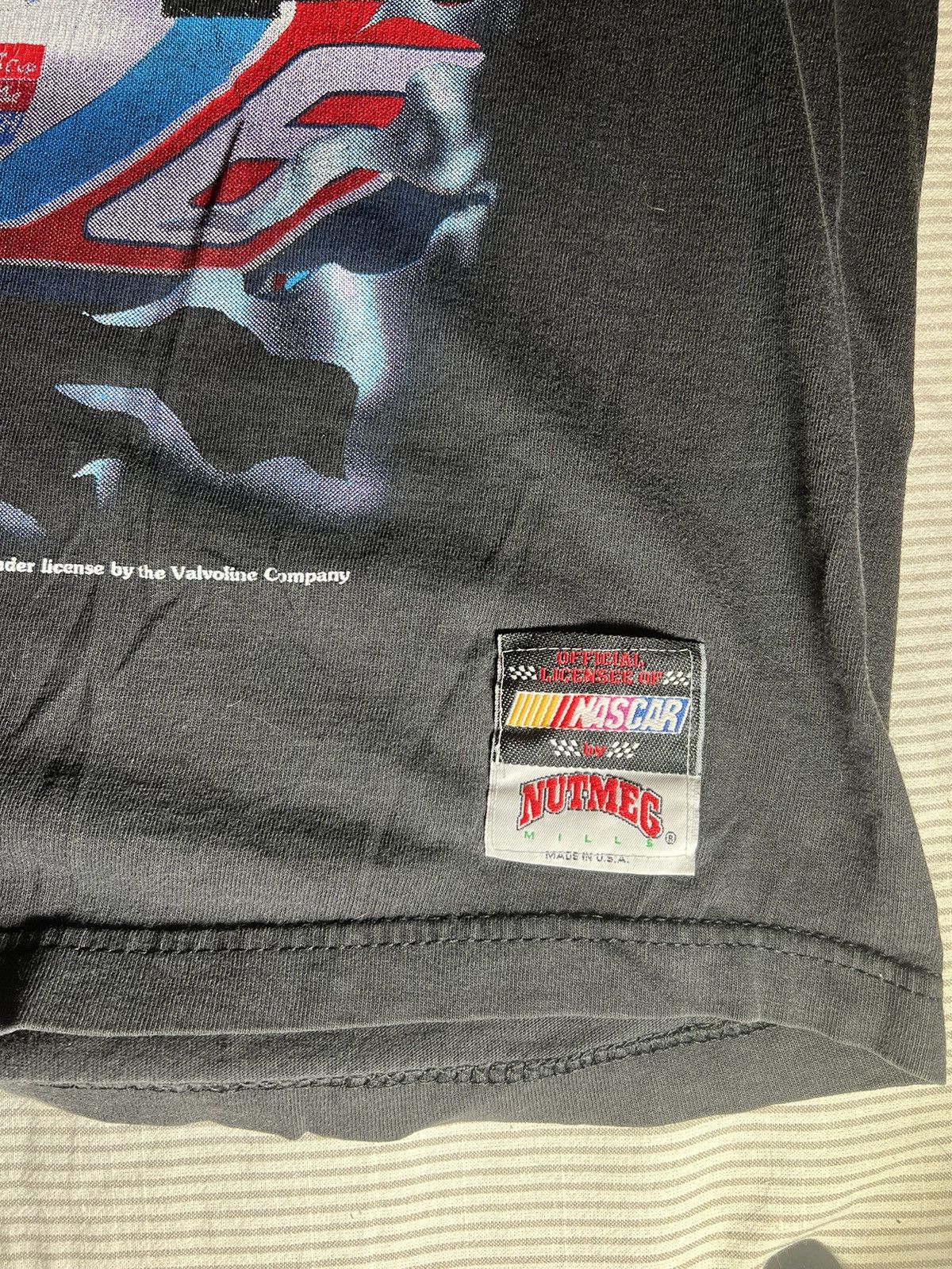NASCAR × Nutmeg × Vintage Vintage 90s Nutmeg Mills NASCAR Valvoline Racing T-Shirt Size US M / EU 48-50 / 2 - 6 Thumbnail