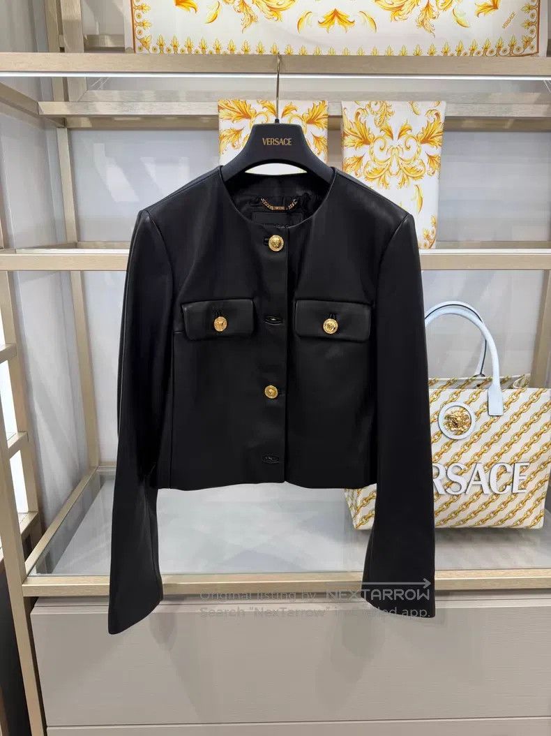 Versace Versace Women's leather coats Size M / US 6-8 / IT 42-44 - 2 Thumbnail