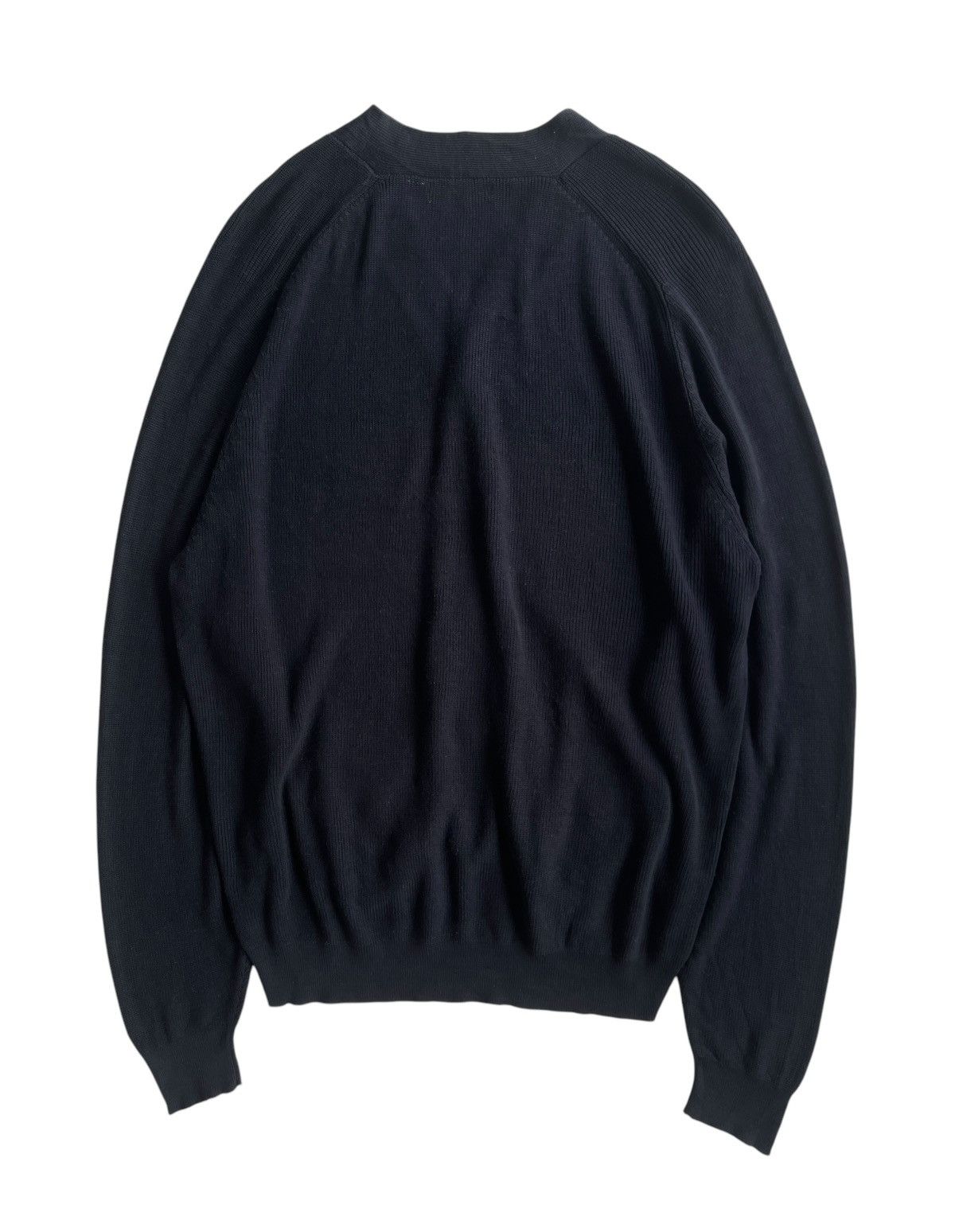 Yohji Yamamoto Ys For Men Black Cardigan Knit Size US XL / EU 56 / 4 - 3 Thumbnail