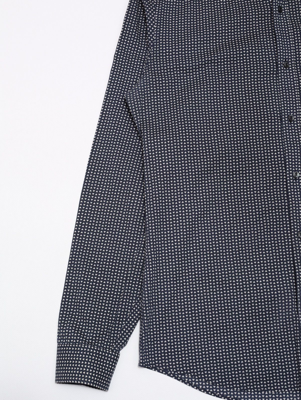 Gucci Gucci Triangle Pattern Printed Long Sleeve Shirt Cotton Size US S / EU 44-46 / 1 - 2 Thumbnail