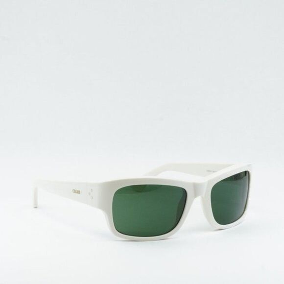 Celine Celine CL40079I 25N Sunglasses Ivory Square Frame Size ONE SIZE - 1 Thumbnail