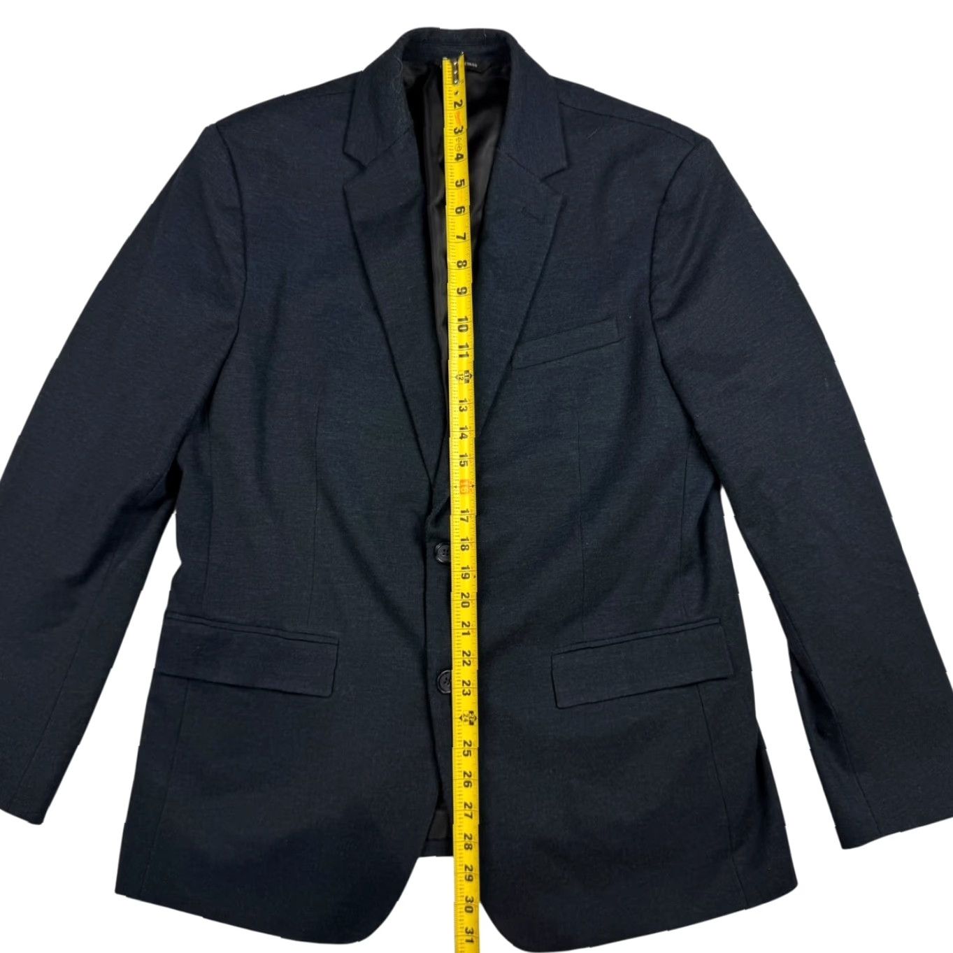 Banana Republic Banana Republic Blazer Jacket Gray 42R Men’s Polyester Blend 2-Button / Single-Breasted / Notch Lapel / Regular Fit Size 42R - 6 Thumbnail
