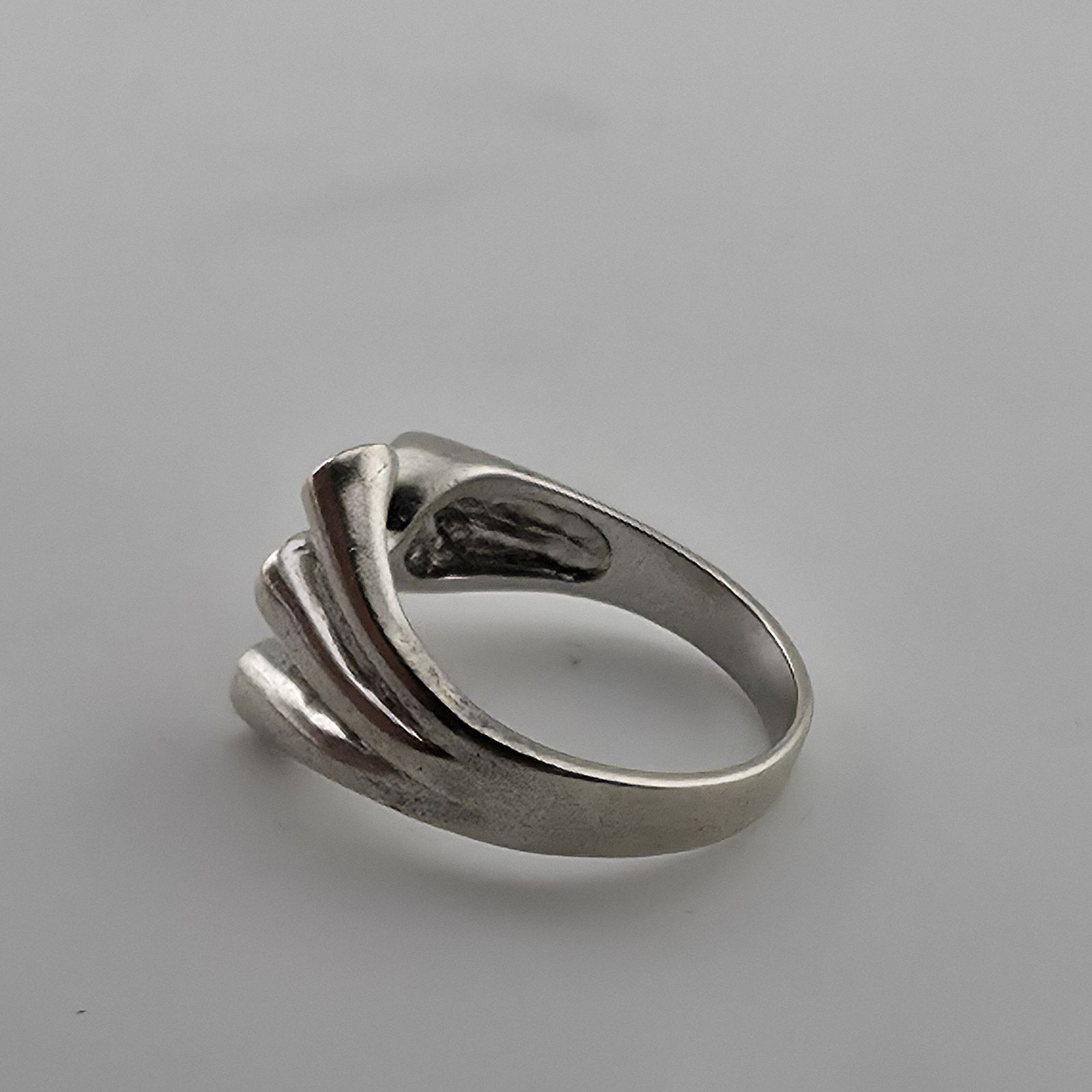 Other Sterling Silver Heart CZ Wrap Ring Size 7 Romantic 925 Size ONE SIZE - 6 Thumbnail
