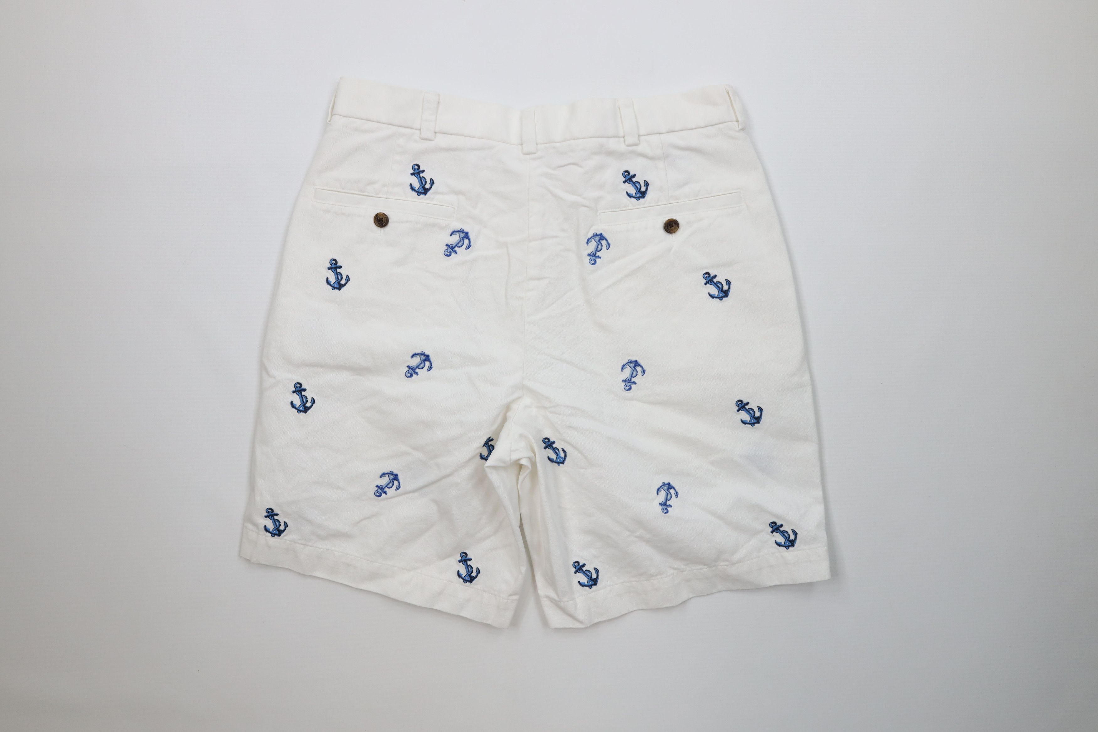 Brooks Brothers Vintage Brooks Brothers All Over Print Golf Chino Shorts Size US 33 - 9 Thumbnail