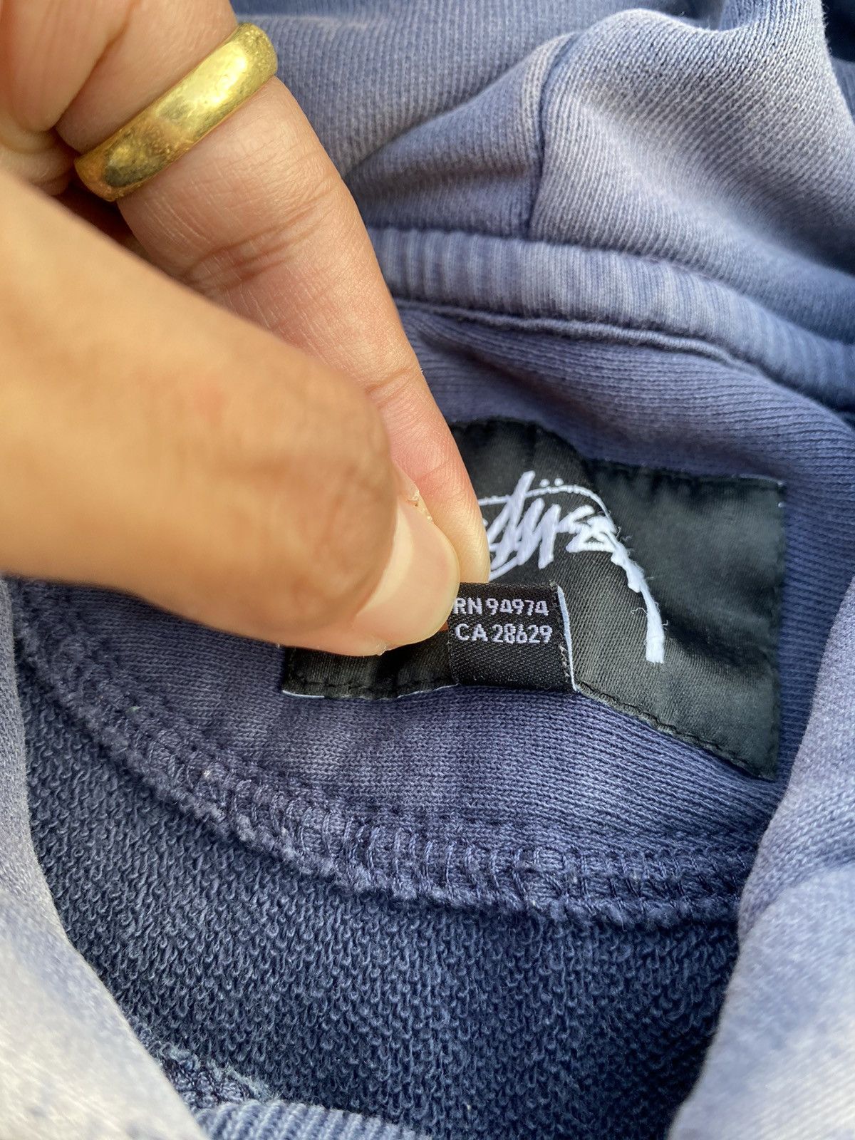 Stussy Vintage Faded Stussy Hoodie Size US S / EU 44-46 / 1 - 9 Thumbnail