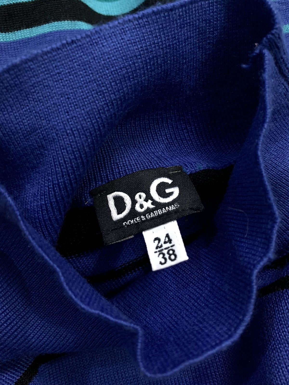 Dolce & Gabbana Dolce & Gabban Knit Longsleeve Shirt Size M / US 6-8 / IT 42-44 - 6 Thumbnail