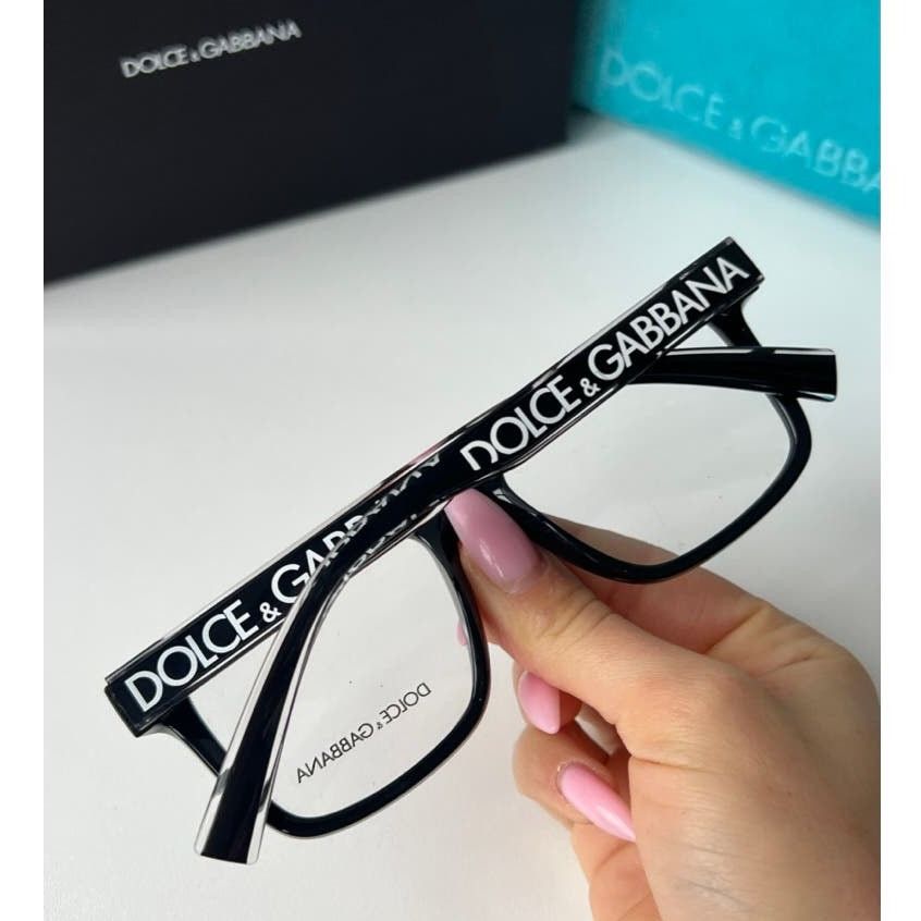 Dolce & Gabbana NEW Dolce Gabbana DG5101 Black Logo Eyeglasses Frames Size ONE SIZE - 2 Thumbnail