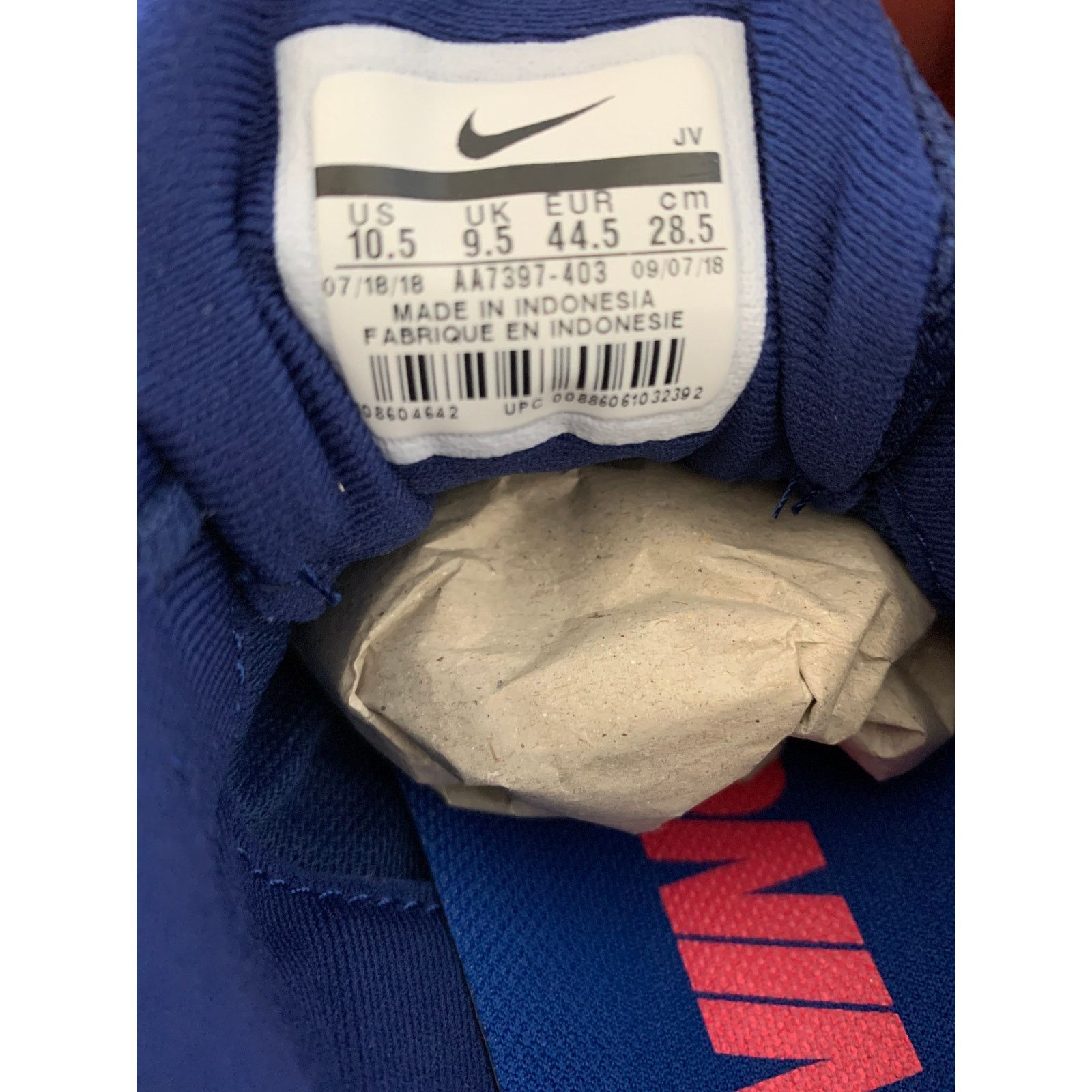 Nike Nike Flex 2018 Runner Blue Men's 10.5 / Women's 12 NEW Size US 10.5 / EU 43-44 - 7 Thumbnail