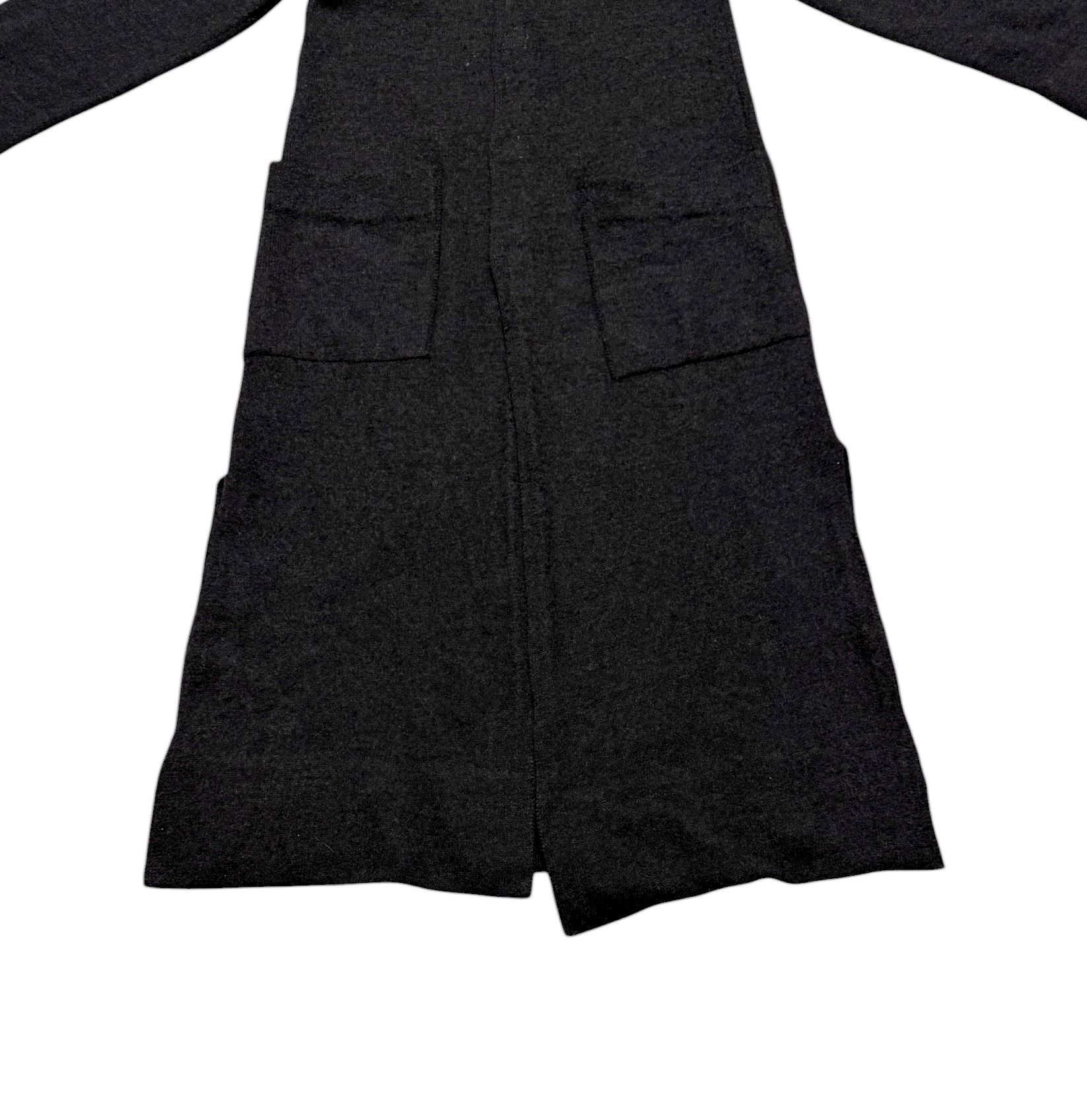 Yohji Yamamoto Yohji Yamamoto Noir Wool Hoodie Long Jacket Size US S / EU 44-46 / 1 - 4 Thumbnail