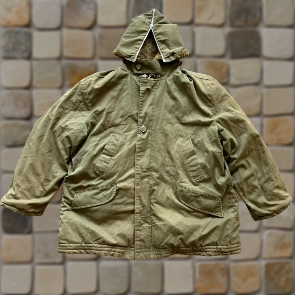 Vintage VINTAGE U.S. Army Military Jacket B-9 Parka XL Mens Green Cotton Jacket Regular Size XL Size US XL / EU 56 / 4 - 1 Thumbnail