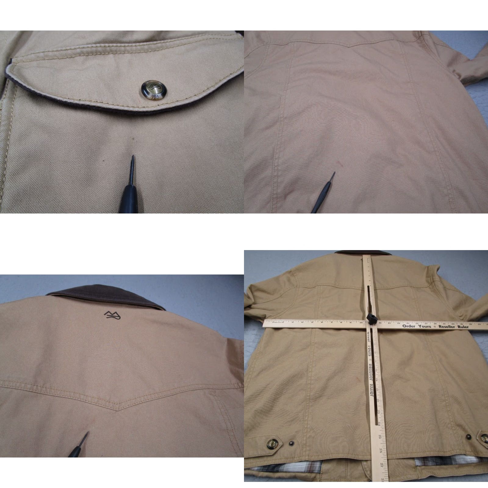 Vintage Miller Ranch Jacket Mens Large Brown Bonded Full Zip Chore Barn Ranch Logo Size US L / EU 52-54 / 3 - 8 Thumbnail