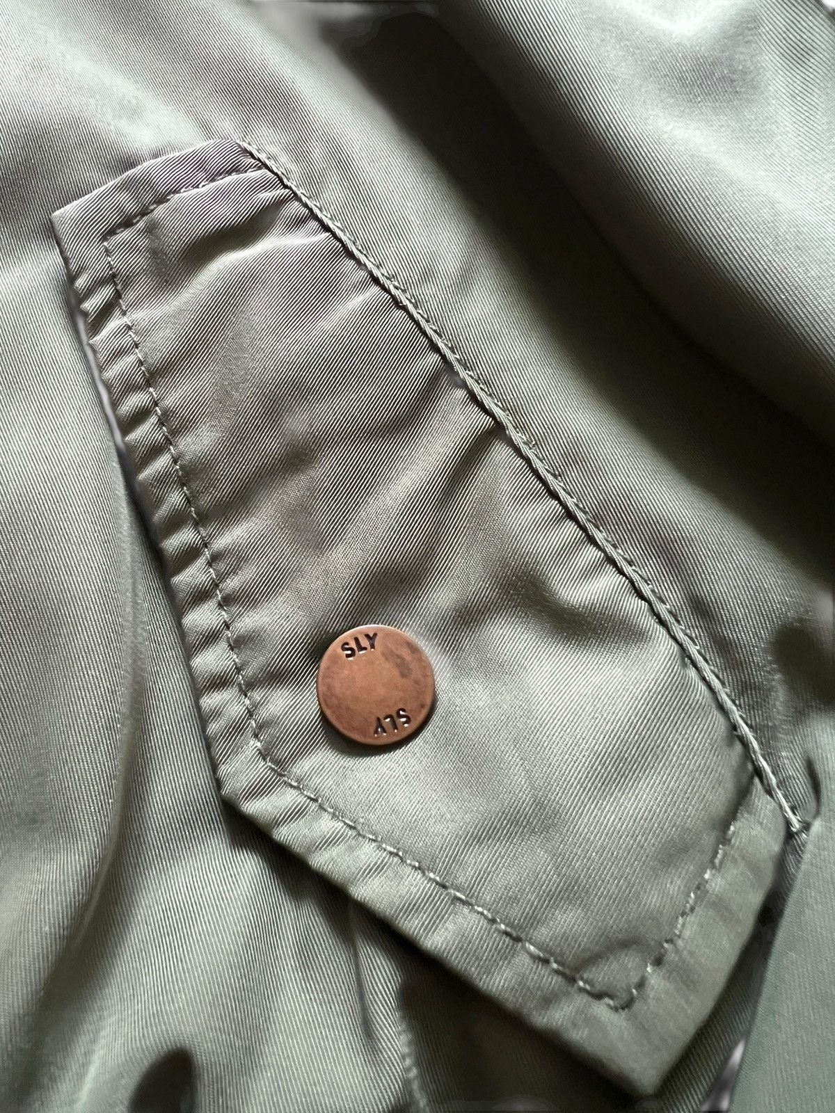 Japanese Brand 2000s SLY Military Cropped Bomber Jacket Size S / US 4 / IT 40 - 10 Thumbnail