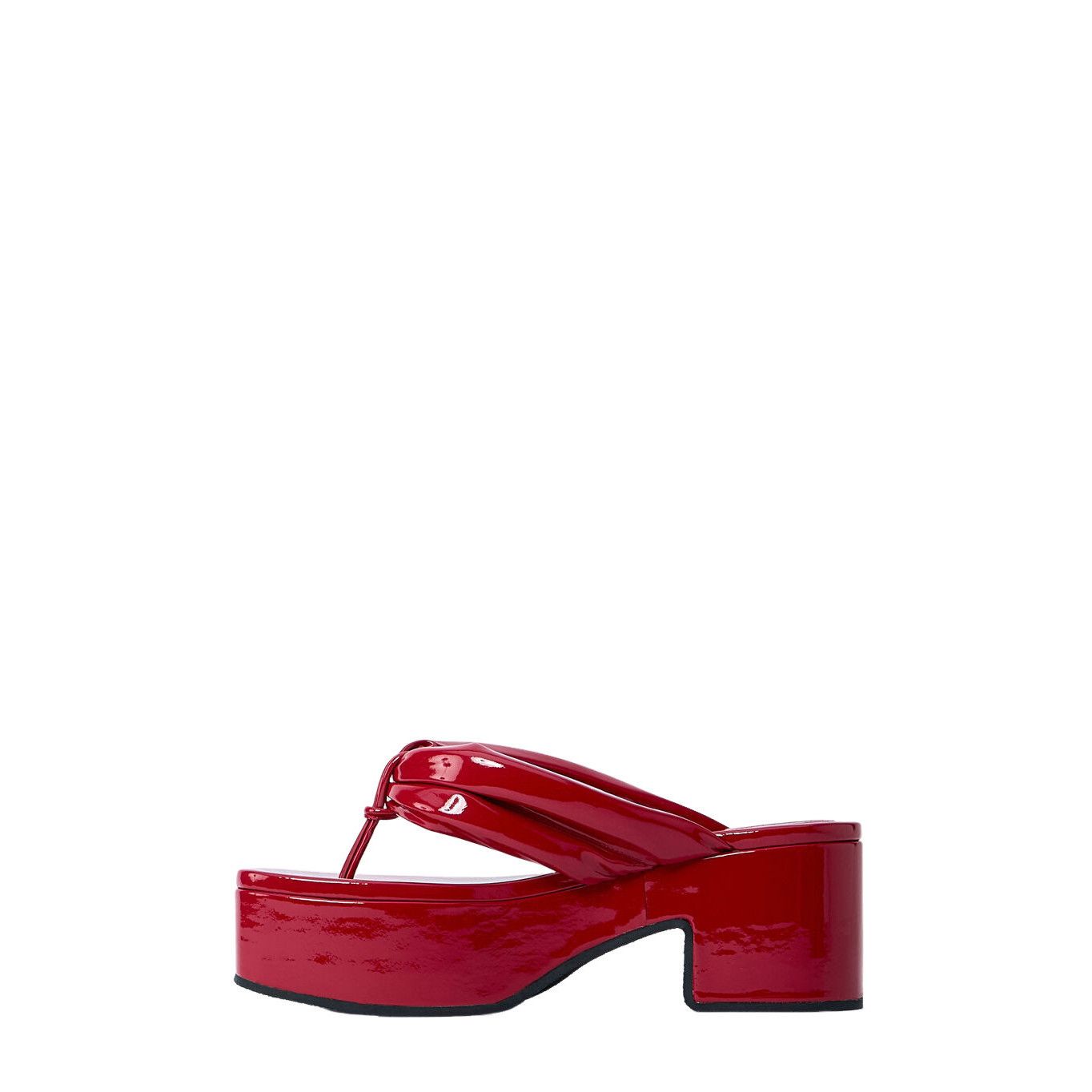 Dries Van Noten DRIES VAN NOTEN Red Platform Sandals New And Authentic (Wome Size US 6 / IT 36 - 3 Thumbnail