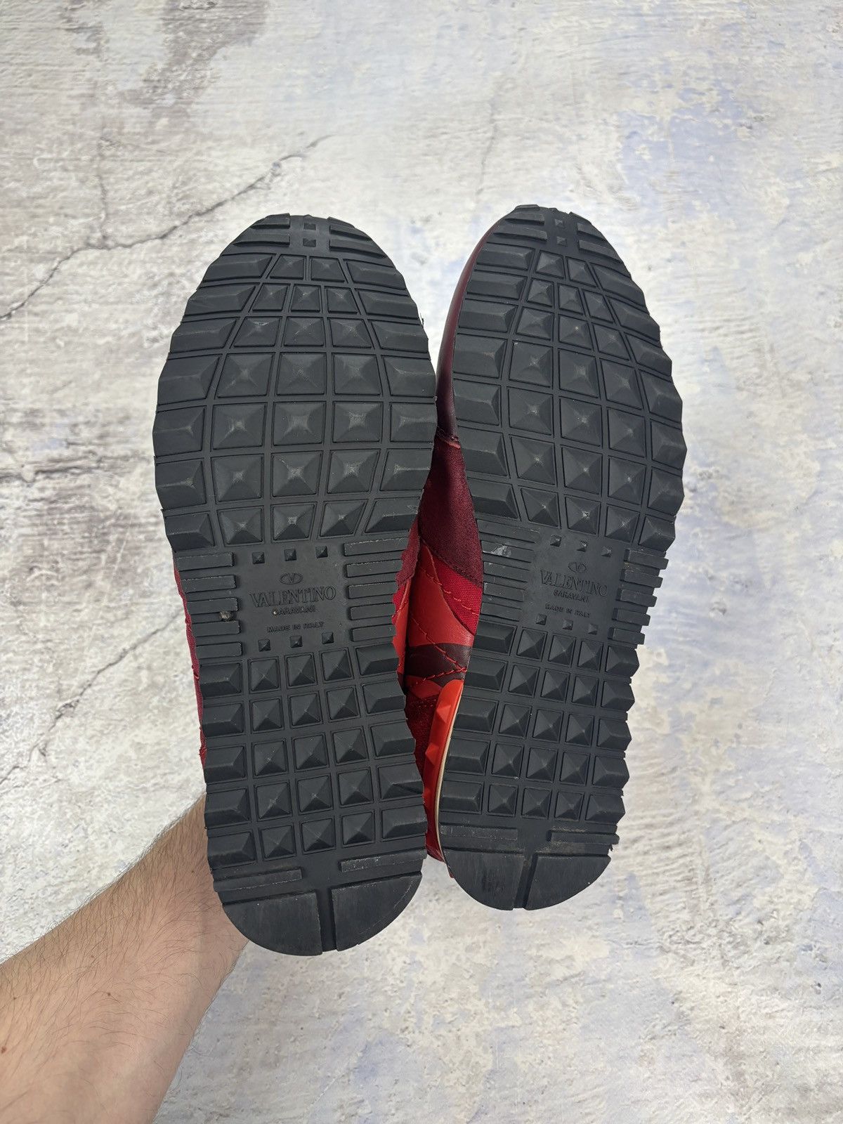 Valentino Valentino rockruners sneakers mens red size 43 Size US 9.5 / EU 42-43 - 3 Thumbnail