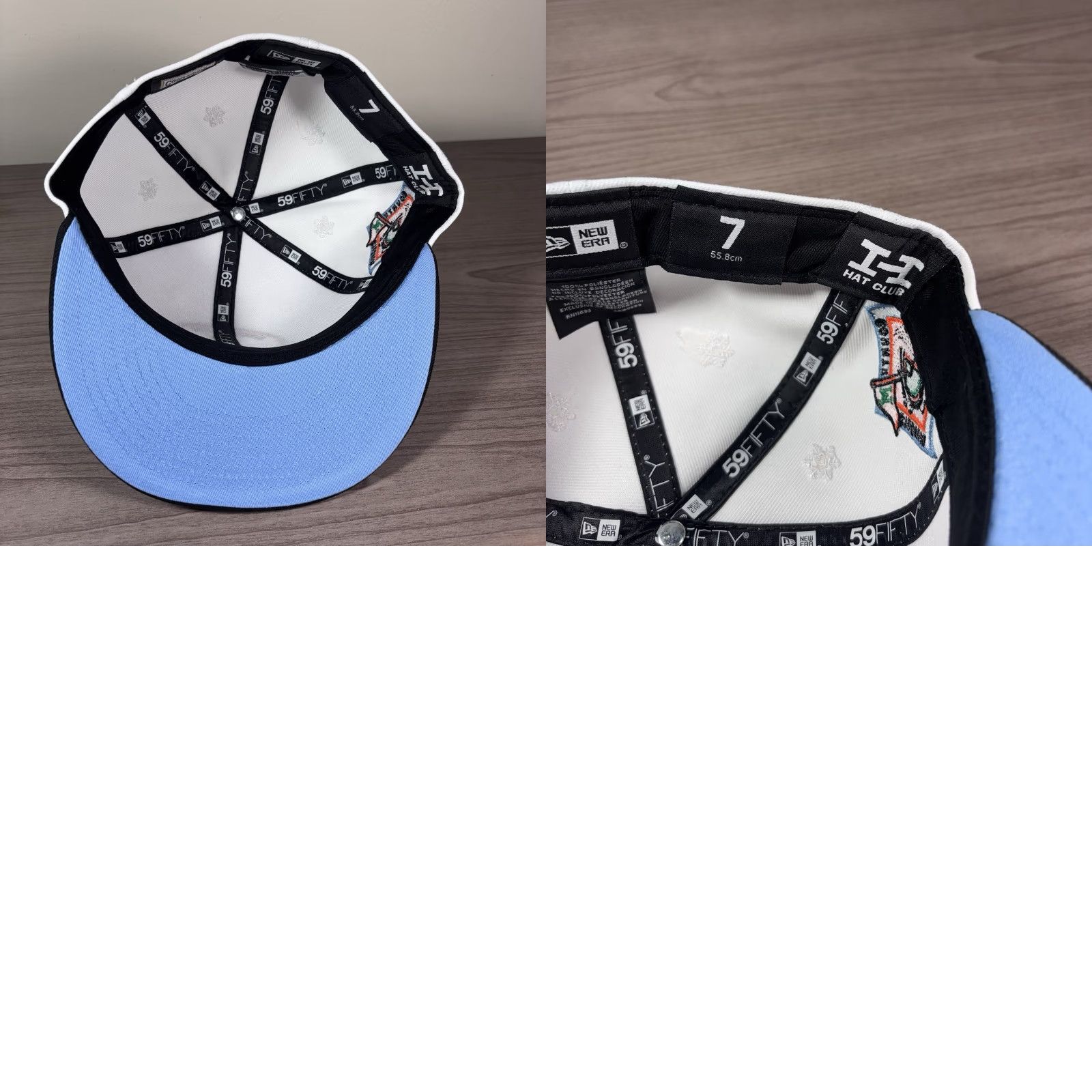 New Era Rare Hat Club Exclusive New Era Milwaukee Brewers Fitted Hat Mens 7 Snowman Cotton Size ONE SIZE - 8 Thumbnail