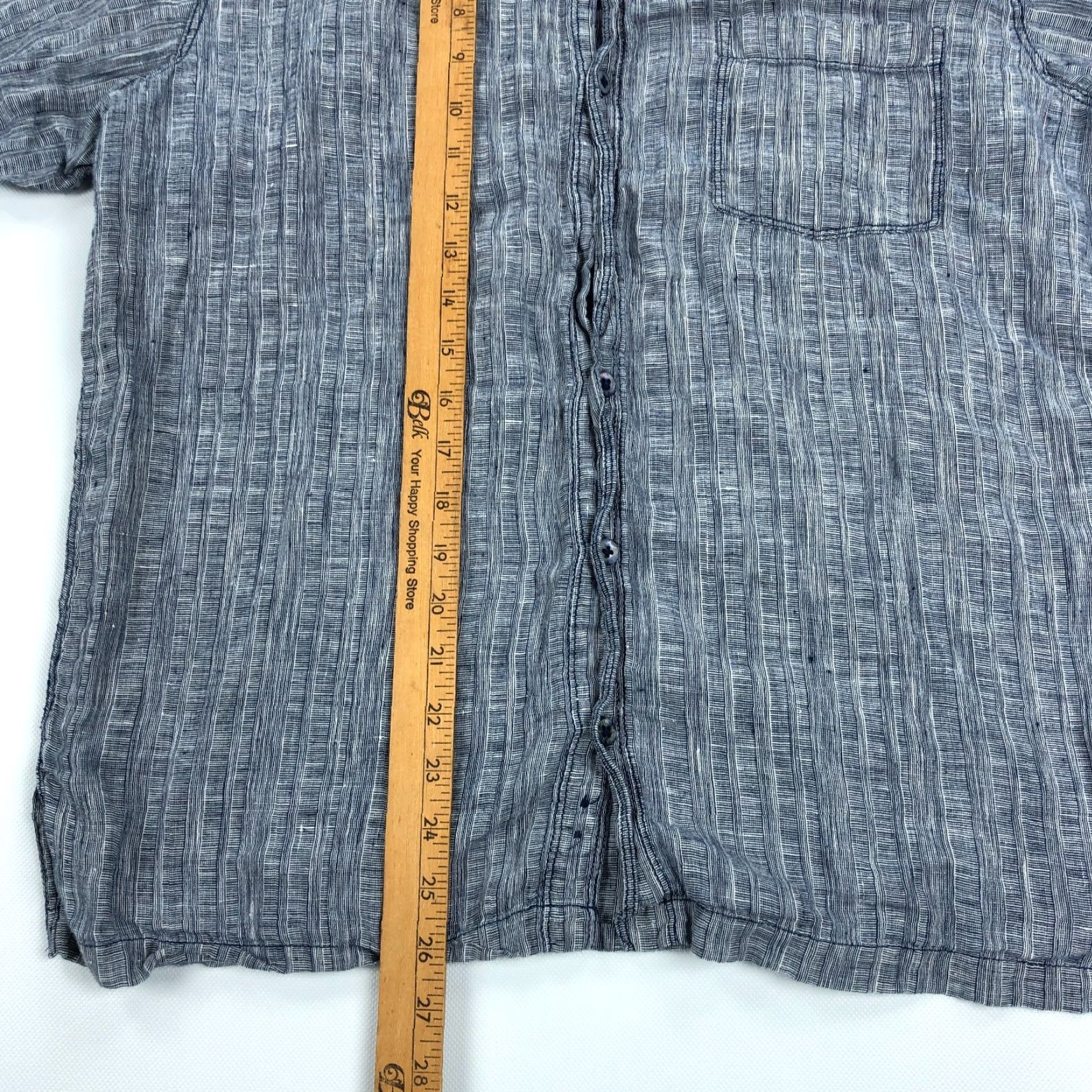 Tori Richard VINTAGE Tori Richard Linen Shirt Mens M Short Sleeve Button Up Coastal Size US M / EU 48-50 / 2 - 6 Thumbnail