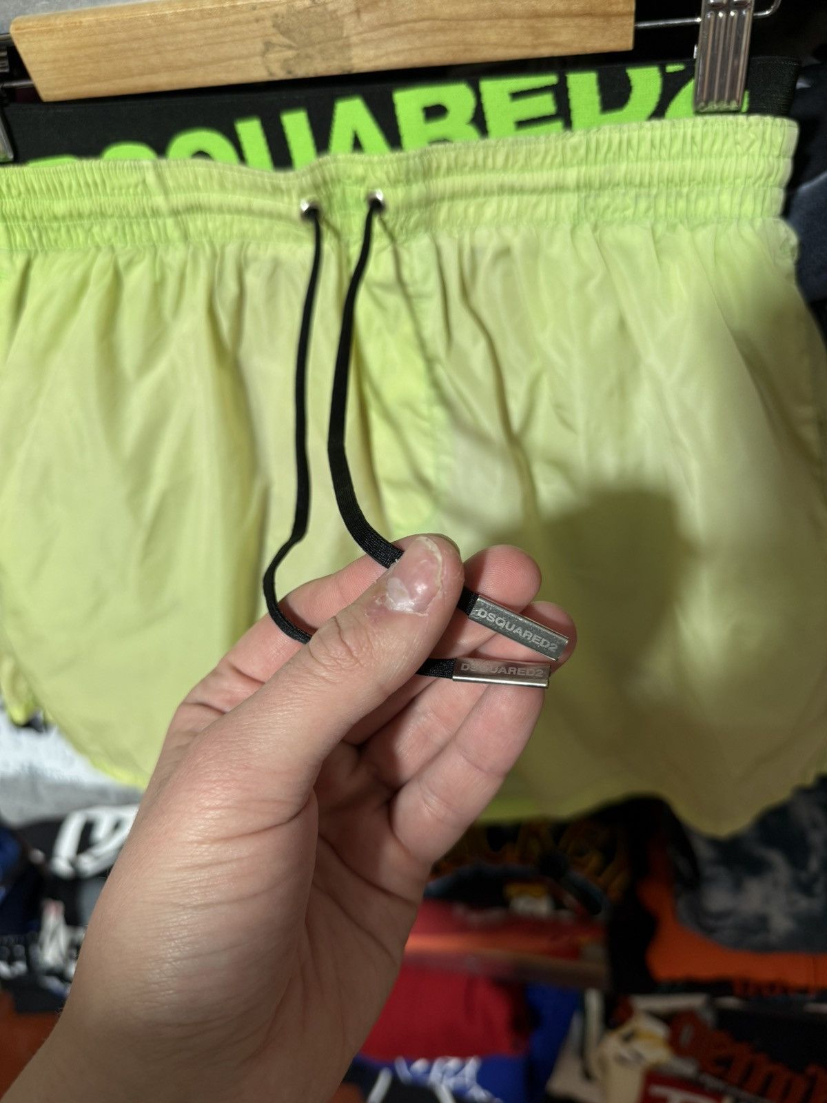 Dsquared2 Rare Luxury Dsquared2 Nylon Swim Shorts Y2K Hype Size US 30 / EU 46 - 4 Thumbnail