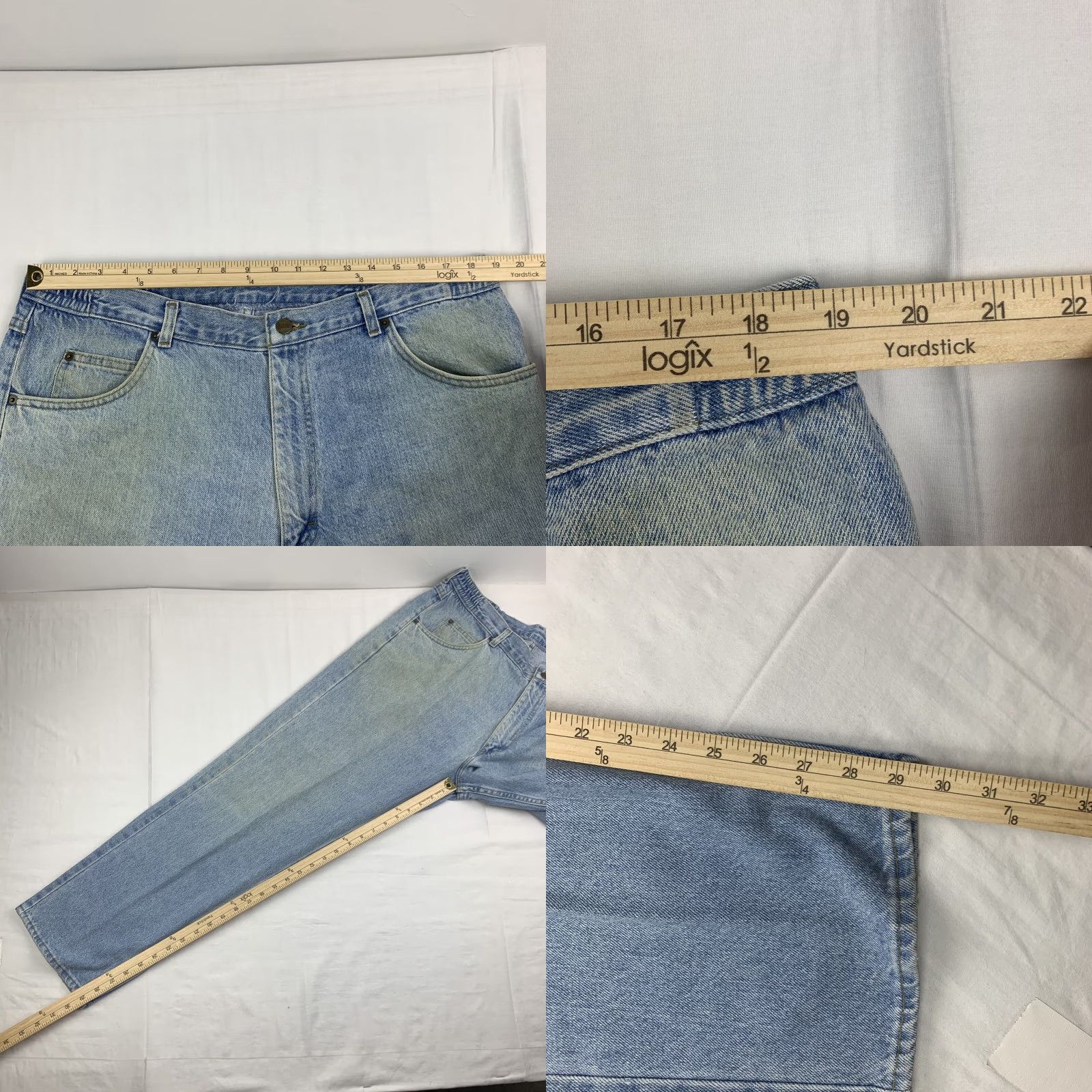 Vintage VINTAGE L.L. Bean Double L Jeans Men Relaxed Fit 38 Blue Straight Inseam 29 90s Outdoor Size US 38 / EU 54 - 8 Thumbnail