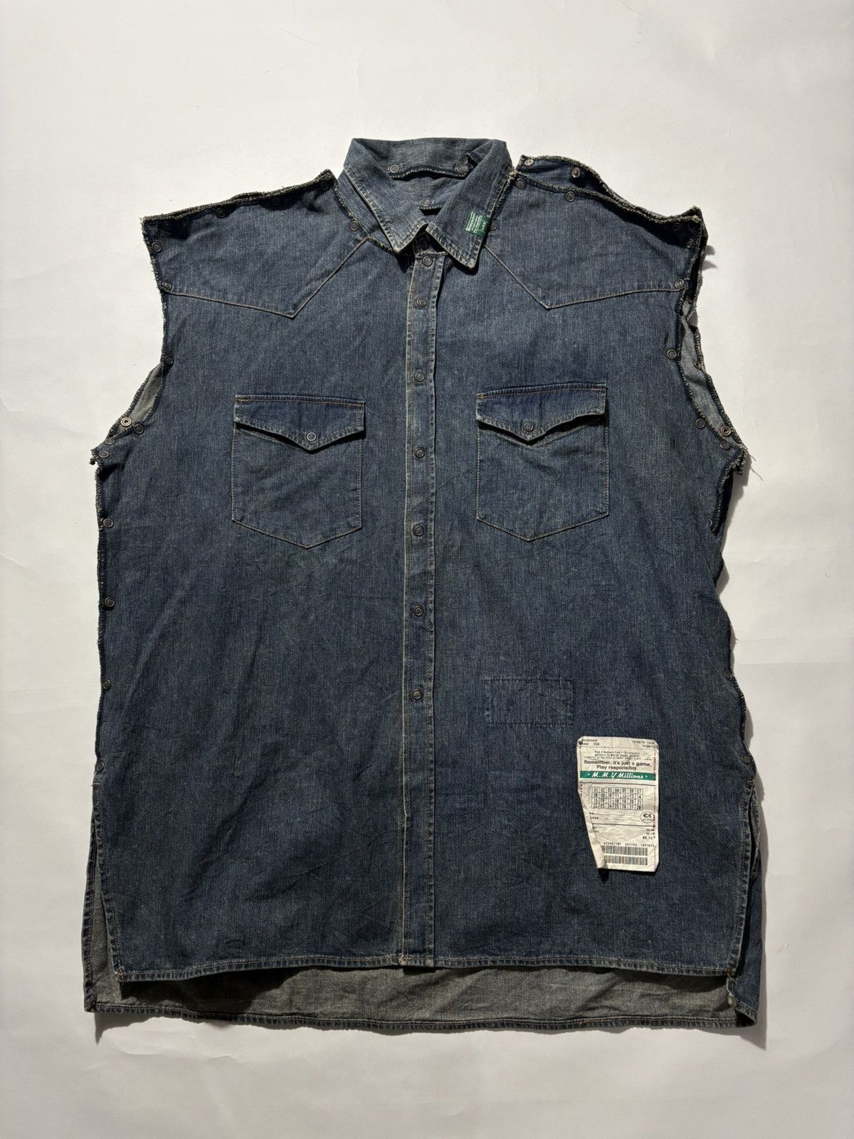Maison MIHARA YASUHIRO RUNWAY MAISON MIHARA YASUHIRO 19AW REMOVABLE DENIM SHIRT Size US M / EU 48-50 / 2 - 5 Thumbnail