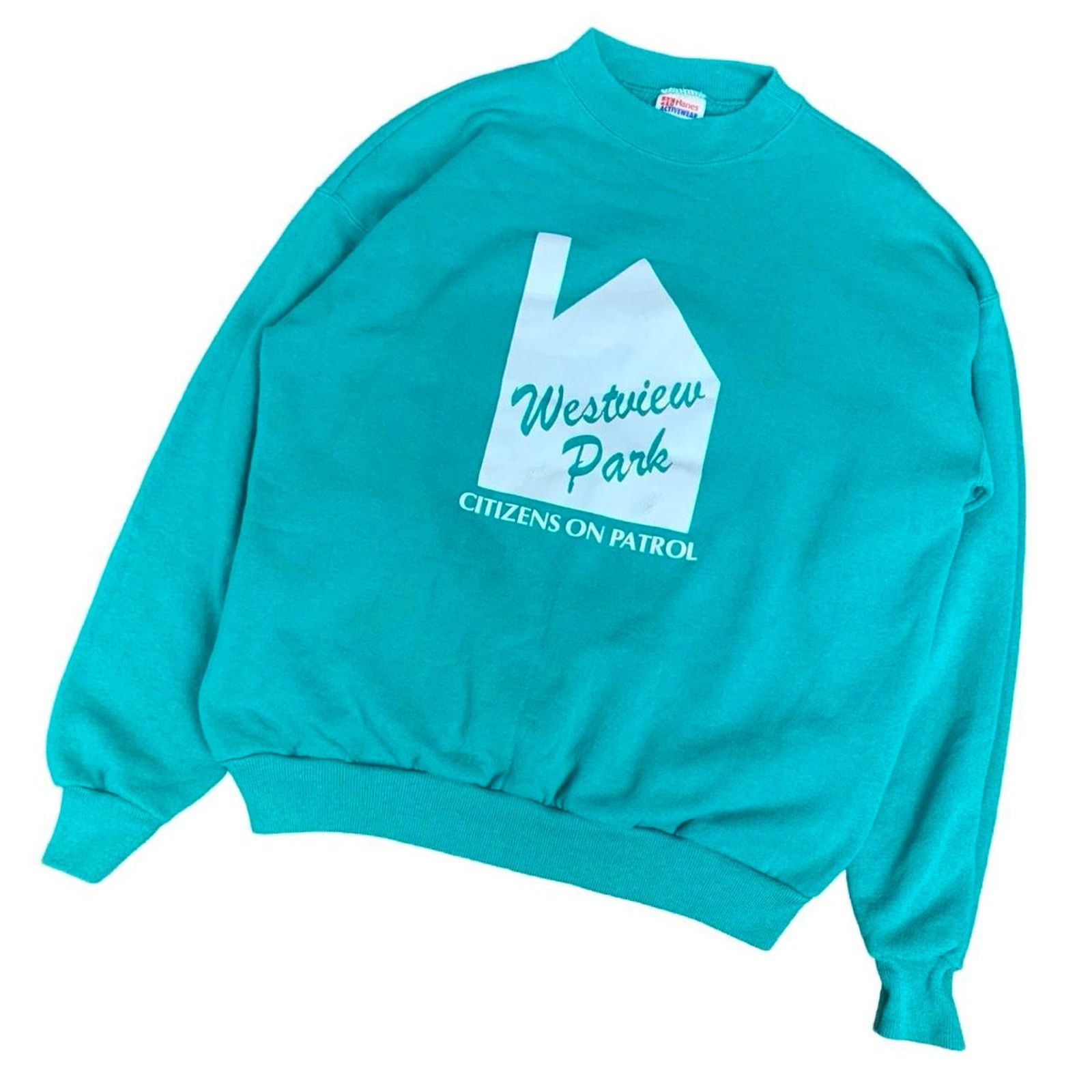 Hanes × Vintage Vintage 90s Crewneck Size US L / EU 52-54 / 3 - 1 Thumbnail