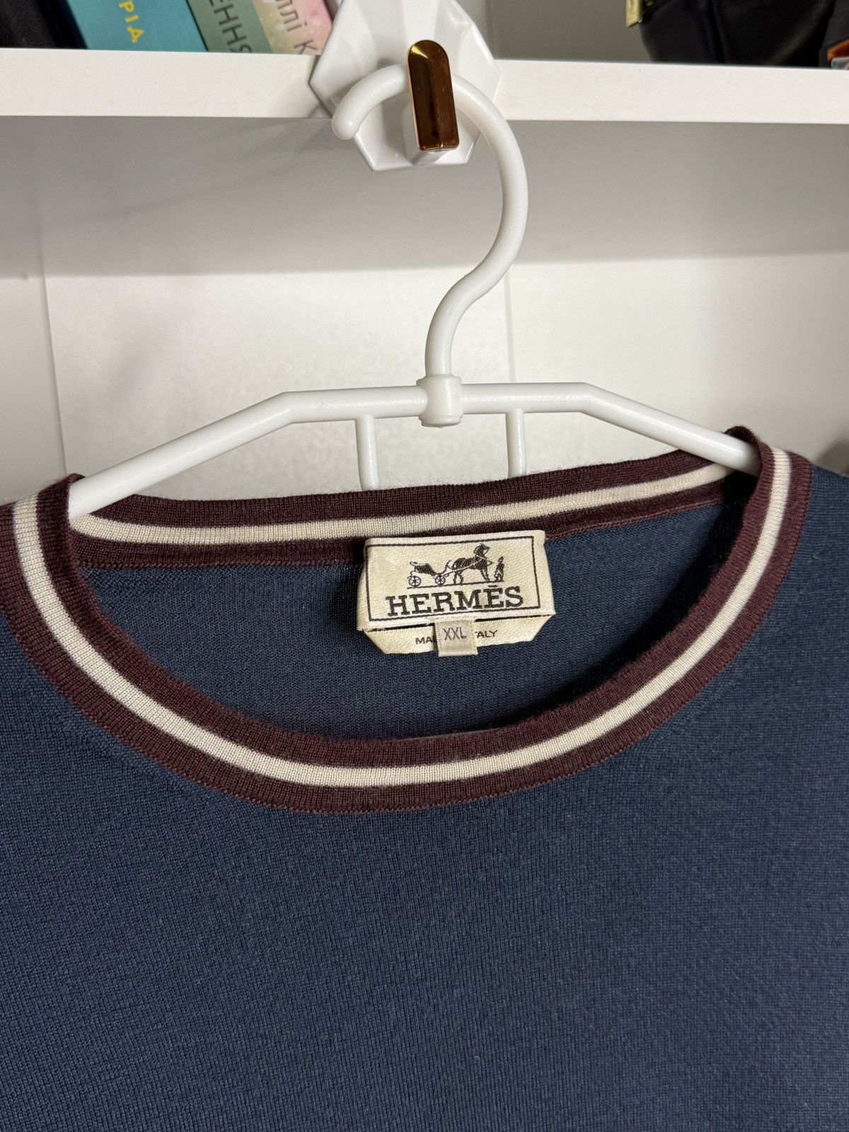 Hermes Hermes Cashmere and Silk Mens sweater size XXL Size US XXL / EU 58 / 5 - 5 Thumbnail