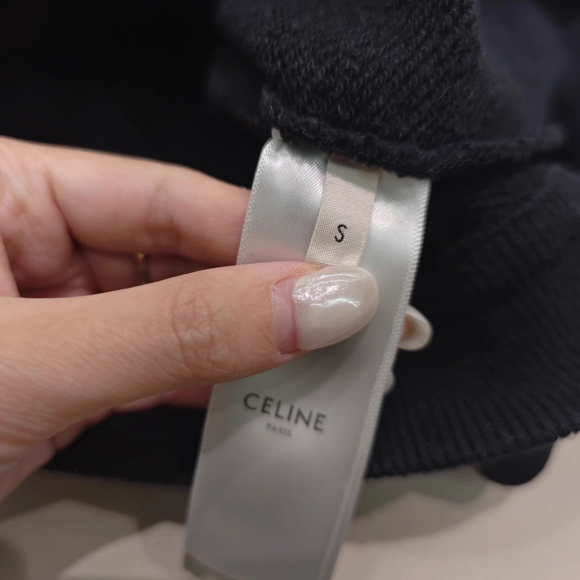 Celine Celine Black 99 New Sweatshirt S Size Size S / US 4 / IT 40 - 4 Thumbnail