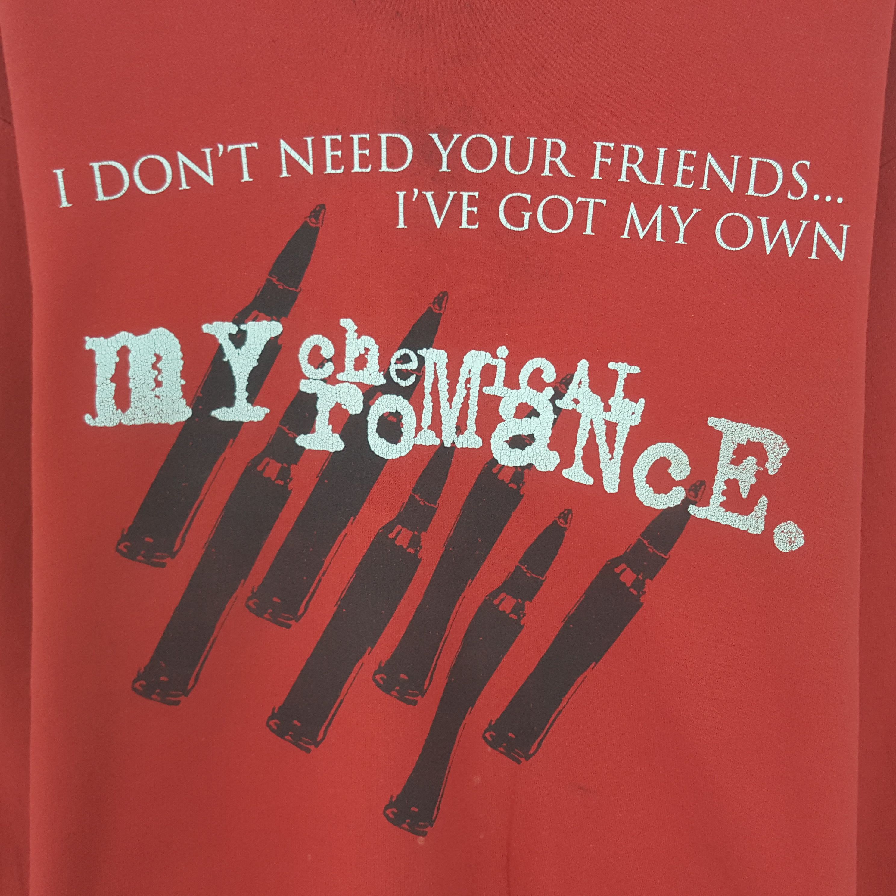 Band Tees × My Chemical Romance × Vintage Vintage My Chemical Romance Sweatshirt Size US M / EU 48-50 / 2 - 2 Thumbnail