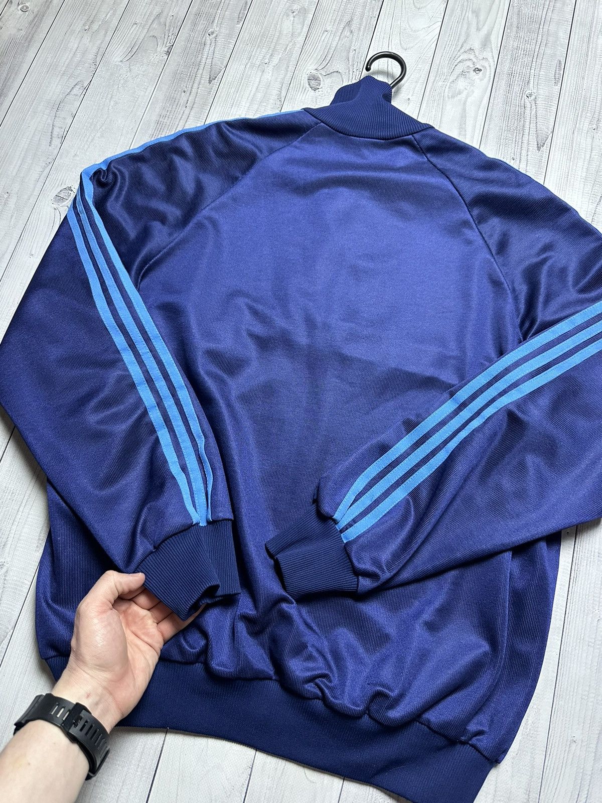 Adidas × Vintage Vintage adidas track jacket West Germany blue striped L Size US L / EU 52-54 / 3 - 8 Thumbnail