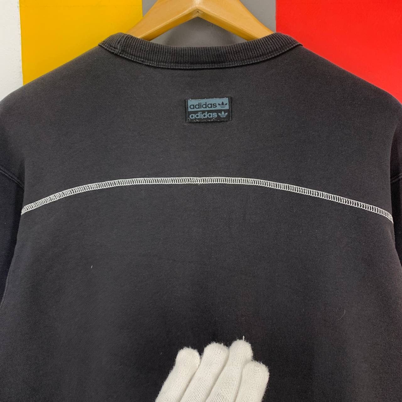 Adidas ADIDAS TRIFOIL Crew Neck Sweatshirt #2309-01 Size US S / EU 44-46 / 1 - 12 Thumbnail