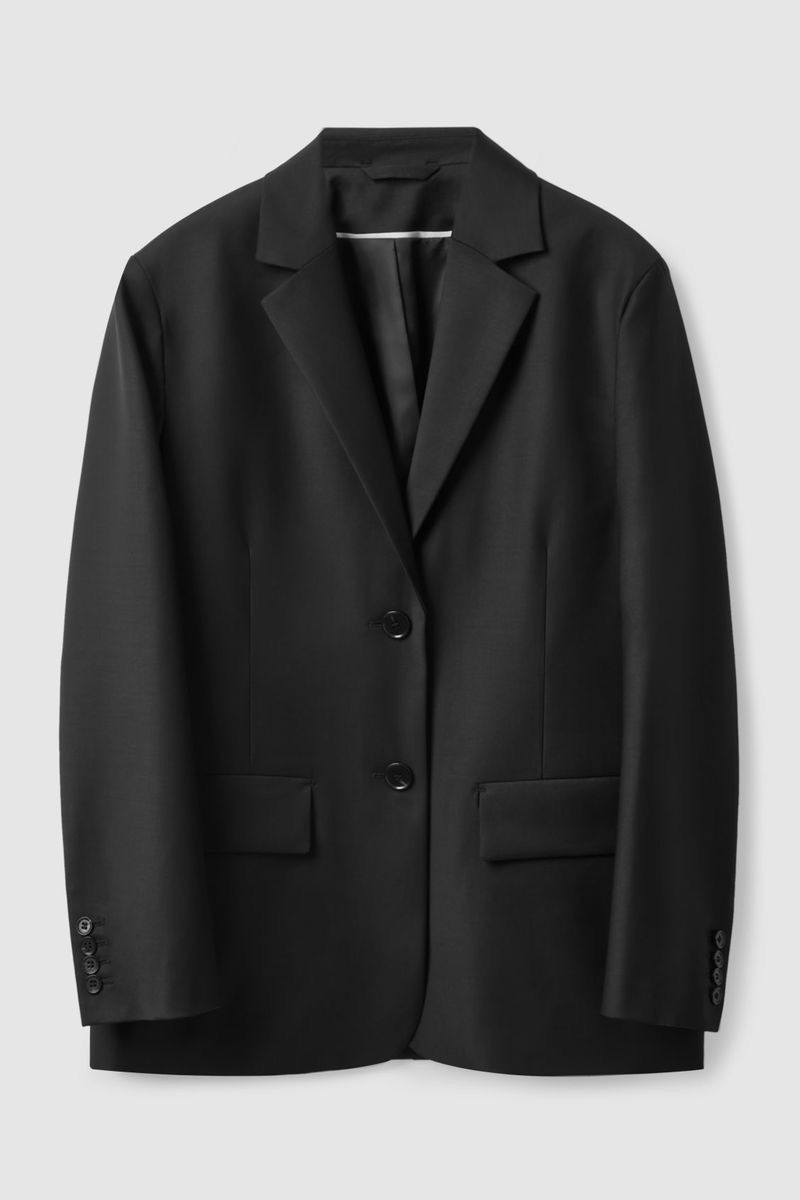 Cos Cos single- breasted wool blazer Size XXL / US 16-18 / IT 52-54 - 2 Thumbnail