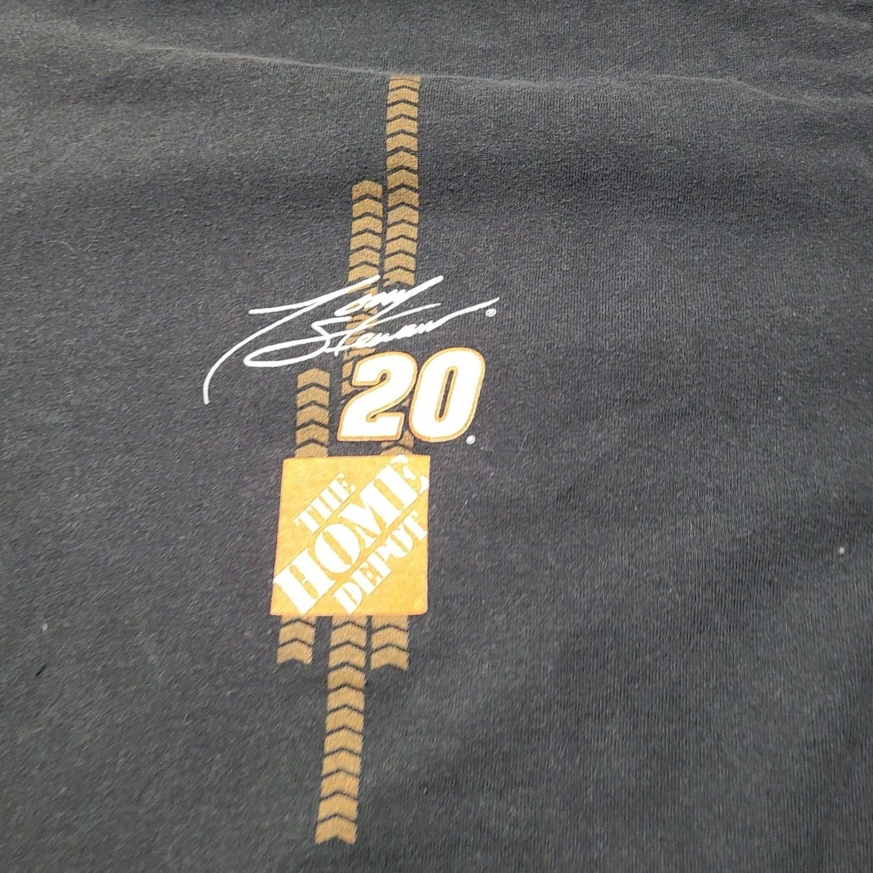 NASCAR VINTAGE NASCAR Tony Stewart The Home Depot Racing T-Shirt XL Black Mens Short Sleeve 2004 Y2K Size US XL / EU 56 / 4 - 6 Thumbnail