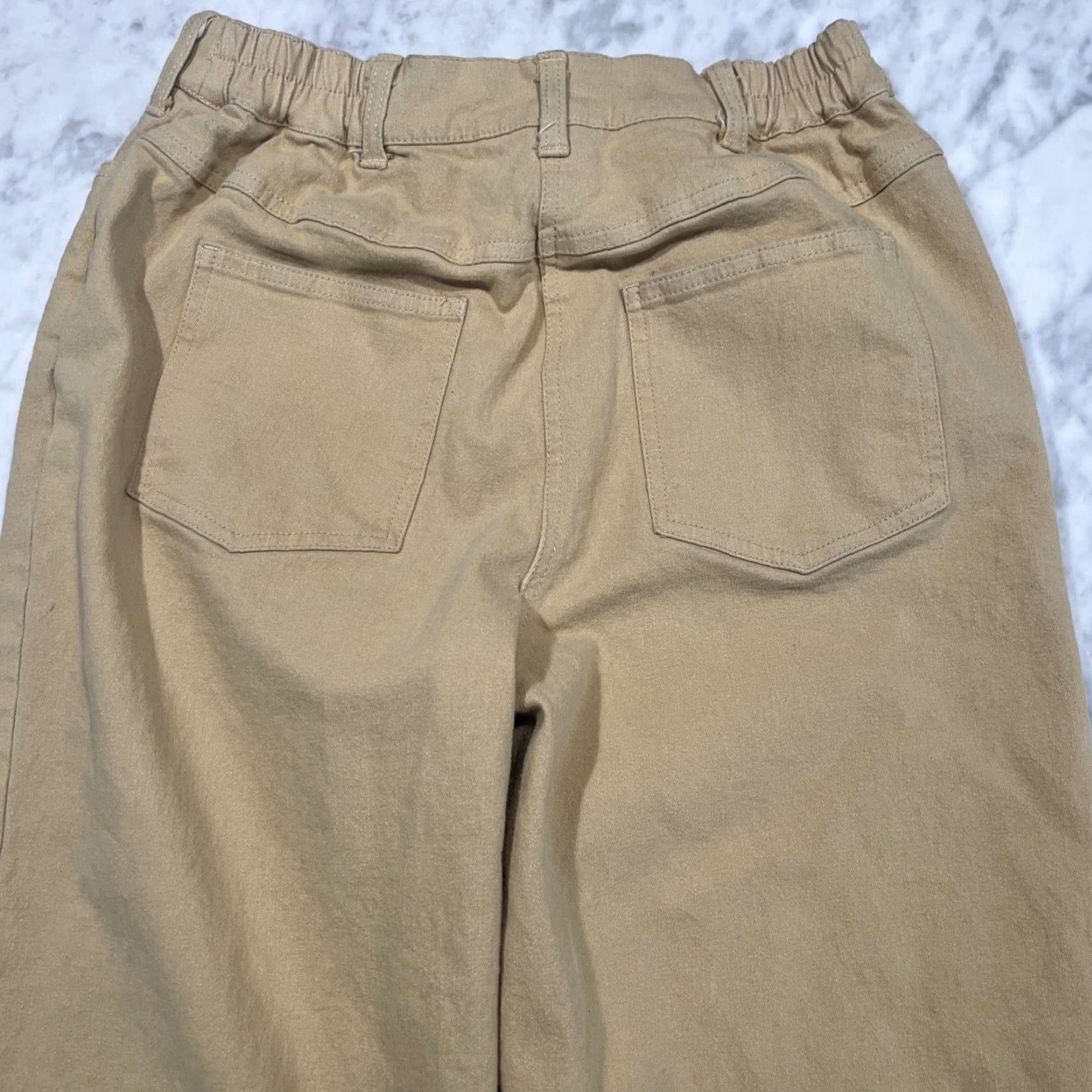 Denim & Co. VINTAGE Denim & Co Pants Women’s XS Khaki Elastic Waist Cotton Spandex Size 26" / US 2 / IT 38 - 7 Thumbnail