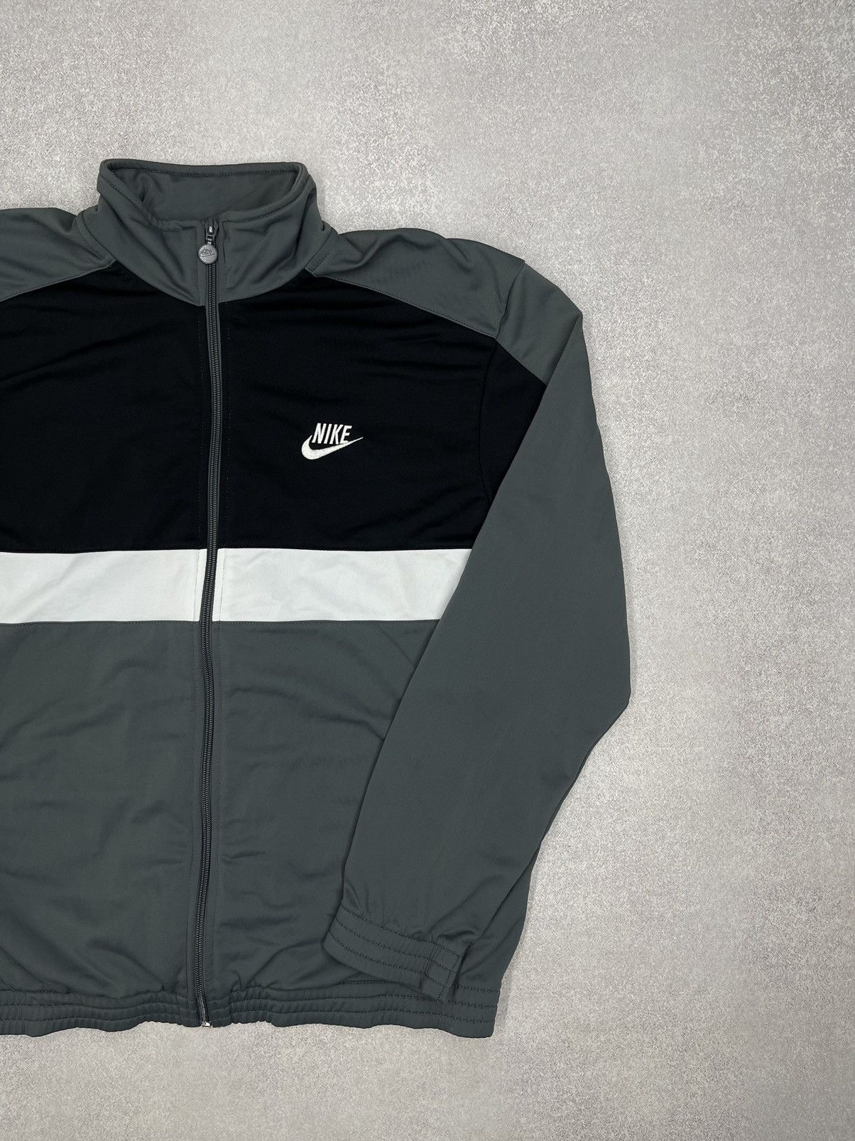 Nike Vintage Nike Sportswear Track Jacket Grey Drill Y2K ACG TN Size US L / EU 52-54 / 3 - 3 Thumbnail