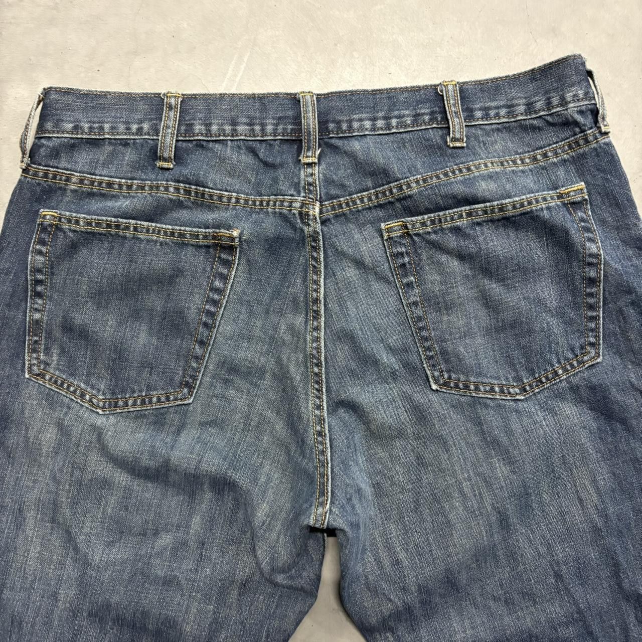 Old Navy Crazy Vintage Y2K/2000s Super Baggy Wideleg Old Navy Medium Wash Denim Jeans! Size US 38 / EU 54 - 7 Thumbnail