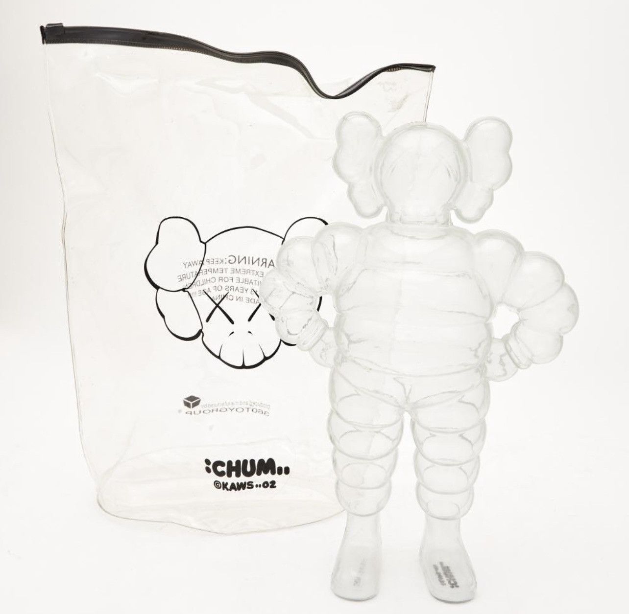 Kaws × Medicom Toy × Original Fake KAWS CLEAR CHUM(2002) 💯💯 Size ONE SIZE - 1 Thumbnail