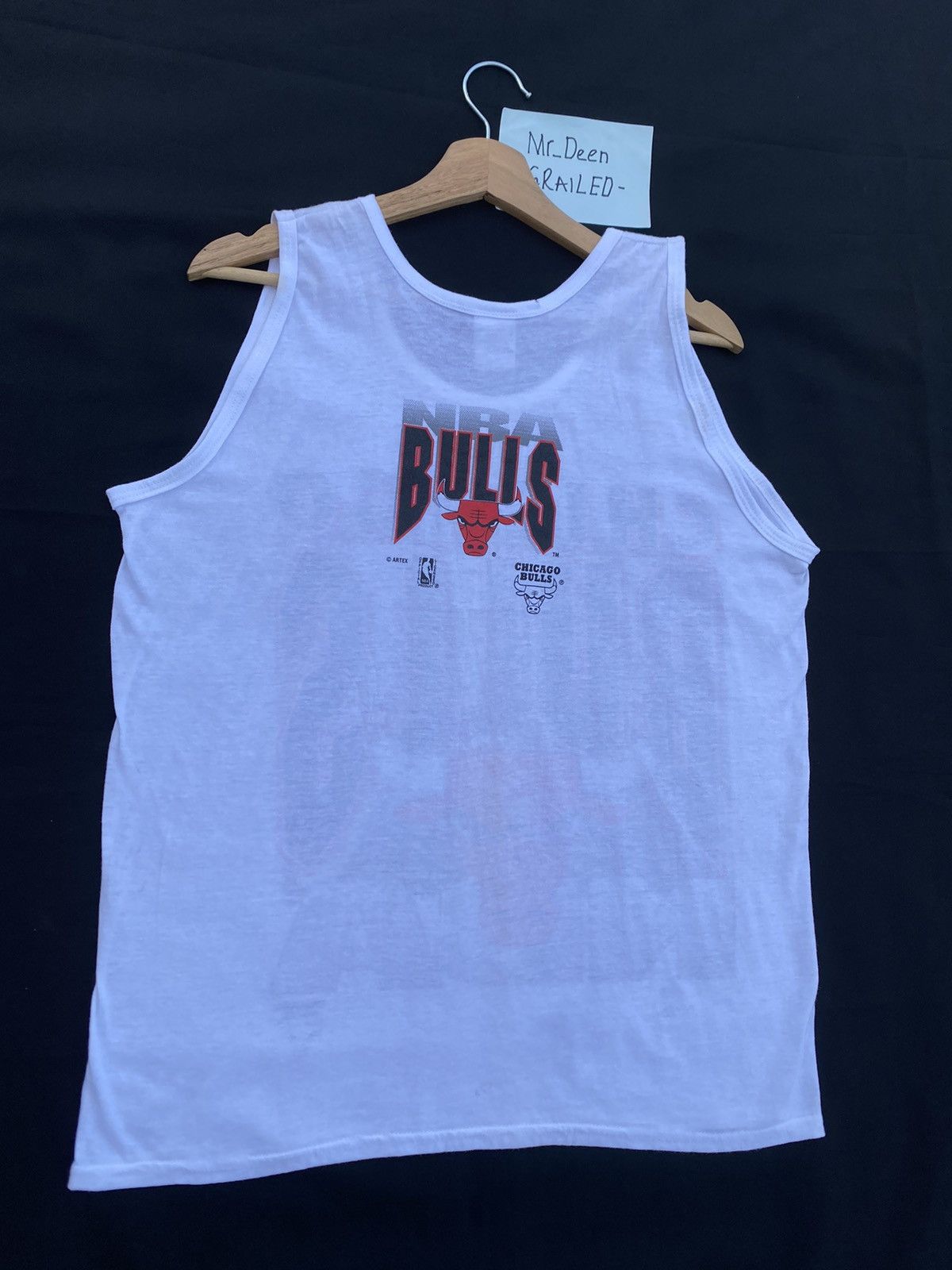 NBA Rare Vintage Chicago Bulls NBA Sleeveless Tee/Singlet Size US M / EU 48-50 / 2 - 12 Thumbnail