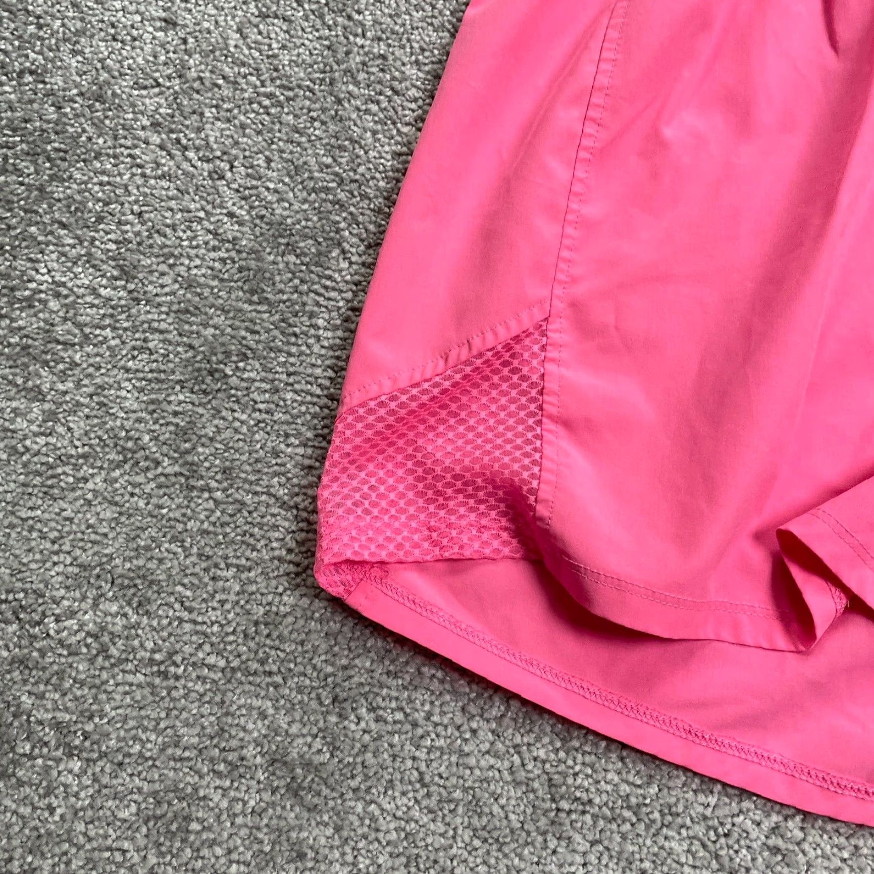 Pinko VINTAGE Unbranded Active Shorts Womens L Pink Drawstring Athletic Running Gym 32x3 Regular Breathing Pockets Solid Summer Women Size 36" / US 14 / IT 50 - 4 Thumbnail