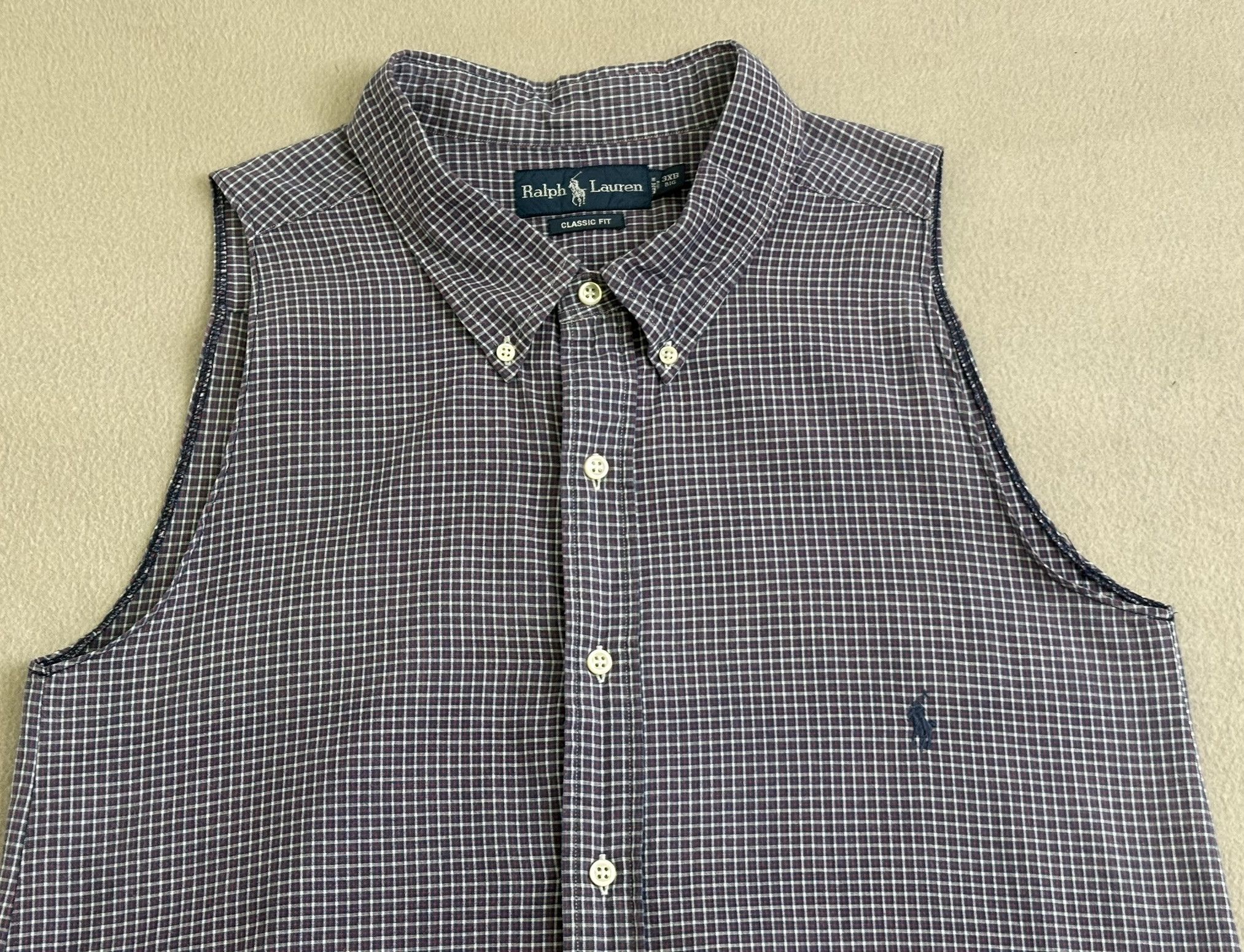 Ralph Lauren Ralph Lauren vintage sleeveless shirt size XXL fit M Size US M / EU 48-50 / 2 - 6 Thumbnail