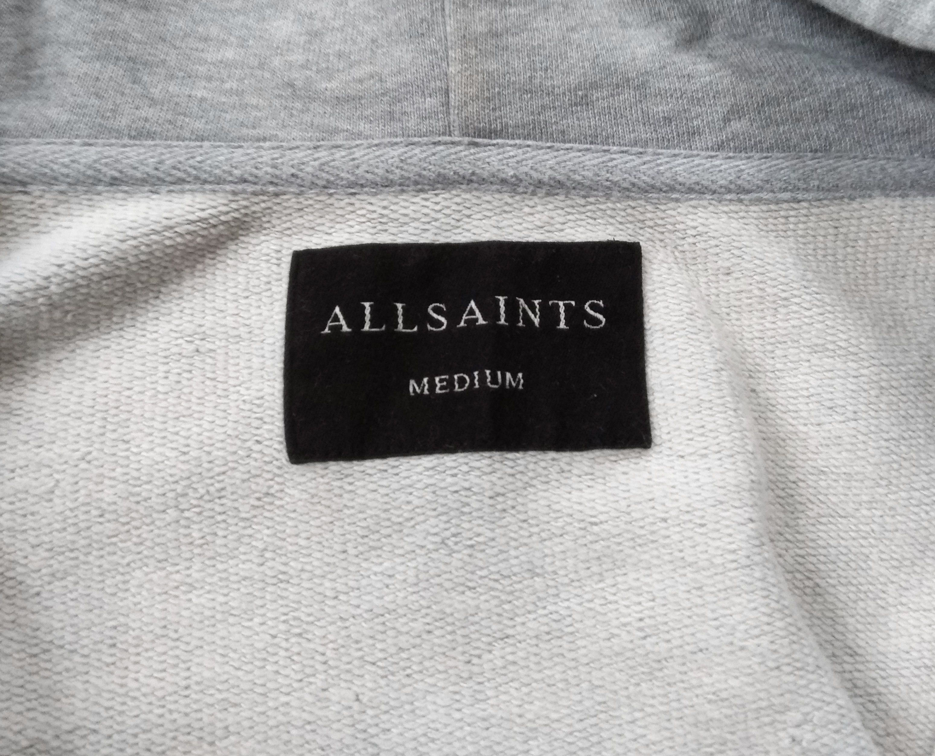 Allsaints AllSaints Norths Hoodie Side Zip Sweatshirt sz M Size US M / EU 48-50 / 2 - 8 Thumbnail