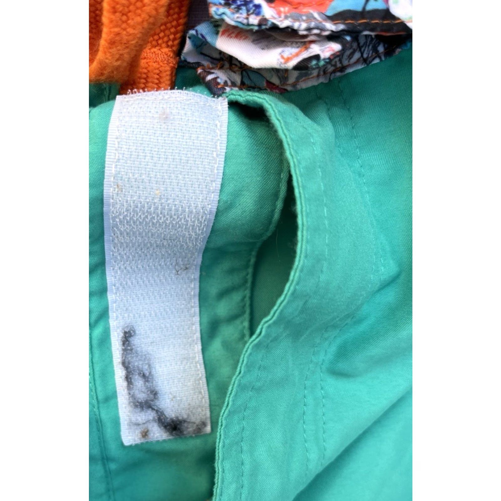 Robert Graham Robert Graham Board Shorts Men Green Teal Solid 36 Beach Surf Swim Short Below Knee 90s Beachwear Sun Swimwear Size US 36 / EU 52 - 6 Thumbnail