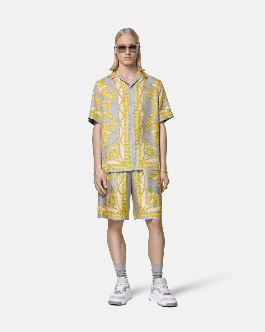 Versace o1s22i1n0125 Bowling Shirt in Multicolor Size US L / EU 52-54 / 3 - 2 Thumbnail