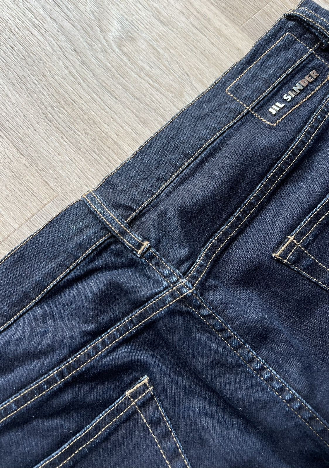 Jil Sander × Vintage Vintage Jil Sander Dark Blue Jeans Denim Pants Size US 32 / EU 48 - 15 Thumbnail