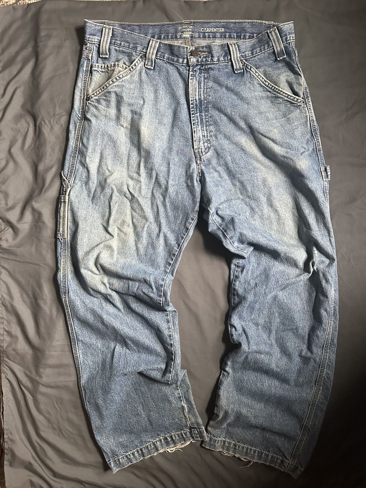 Levi's Vintage Clothing Levi's x Vintage x Carpenter x Jean x Distress x Baggy Size US 36 / EU 52 - 2 Thumbnail