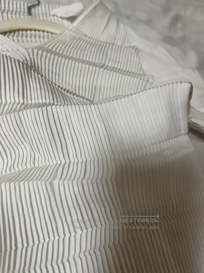 Issey Miyake Issey Miyake White Long Sleeve Size S / US 4 / IT 40 - 2 Thumbnail