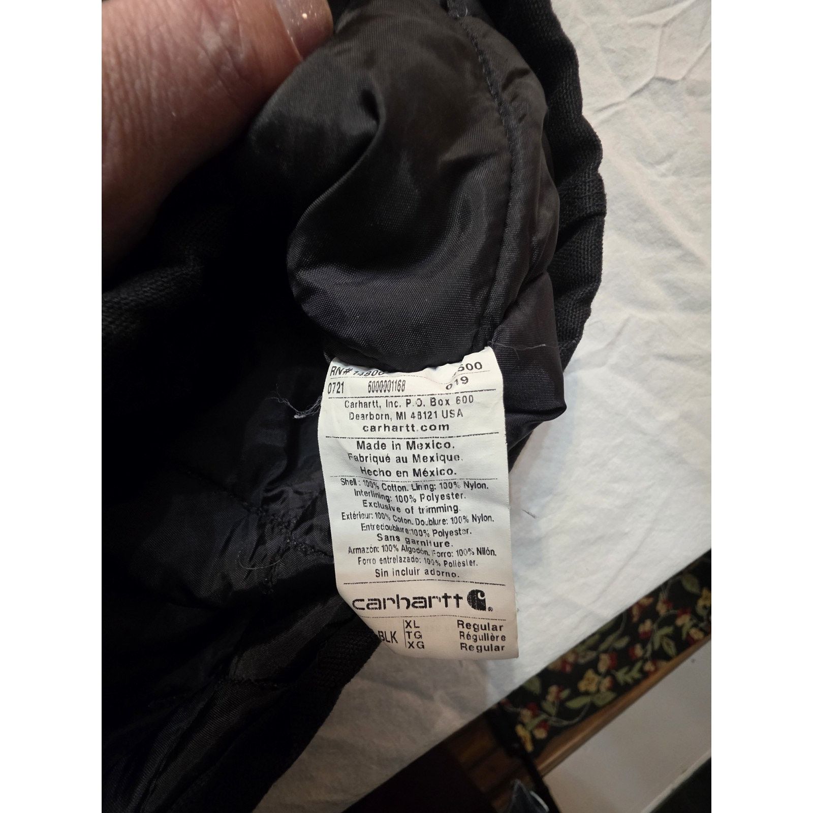 Carhartt Carhartt Men's Black Size Xl Arctic Jacket Size US XL / EU 56 / 4 - 10 Thumbnail