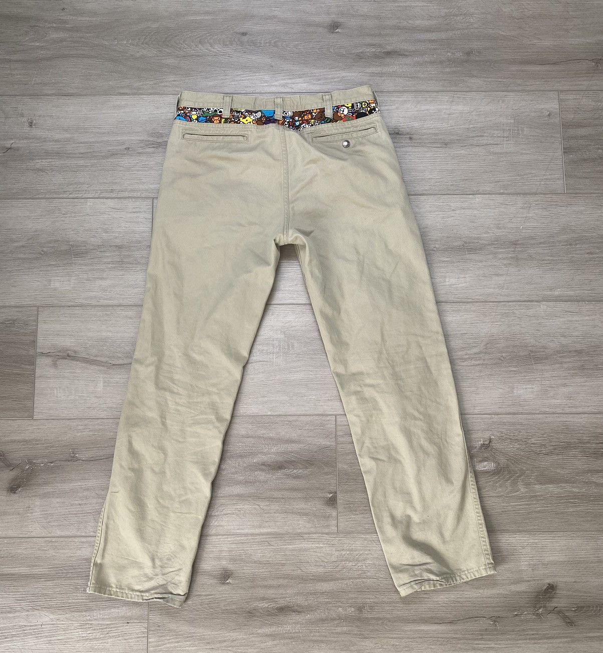 Bape Baby Milo Face Chino Pants Size US 31 - 2 Thumbnail