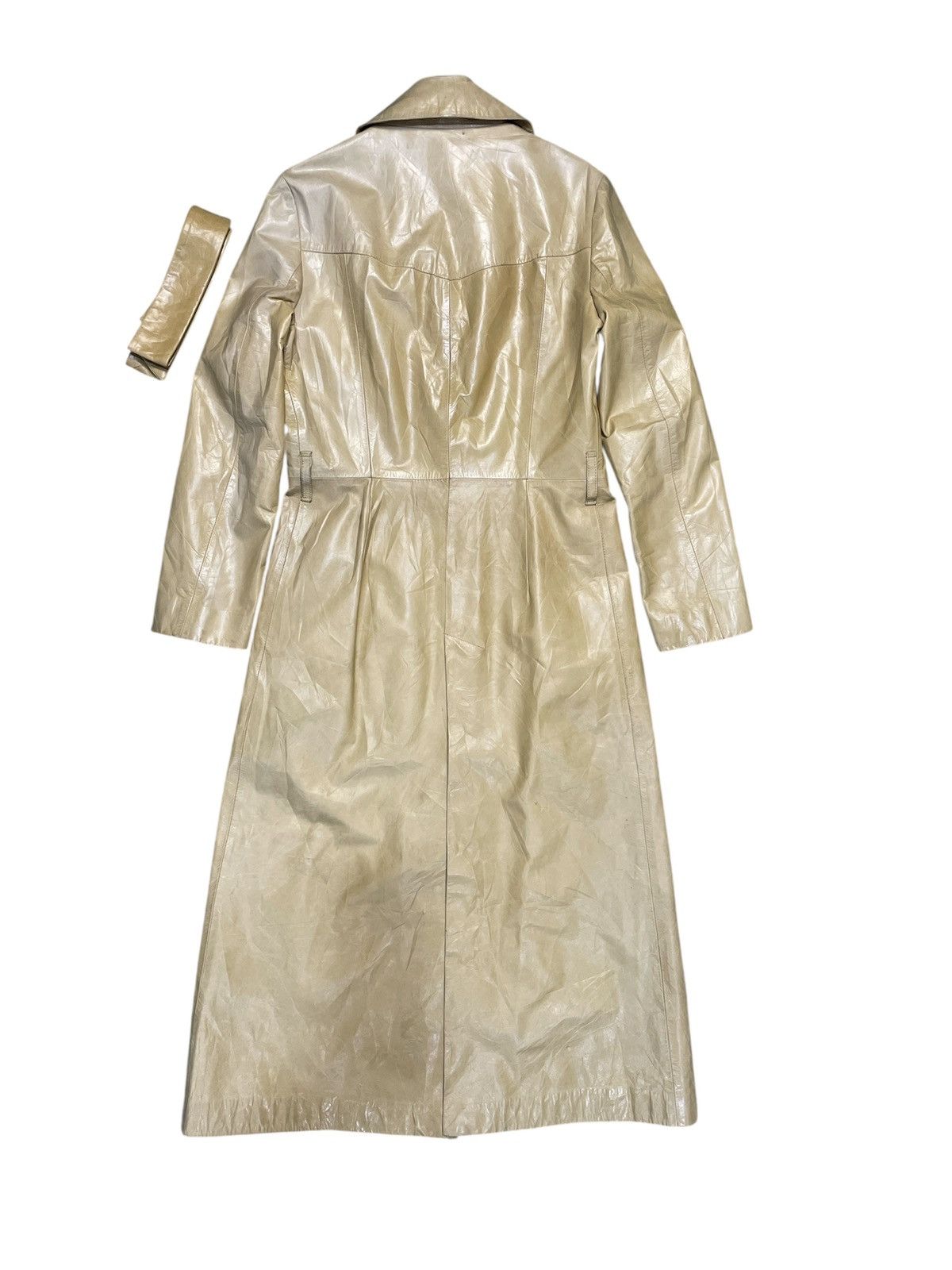 Tsumori Chisato Issey Miyake by Tsumori Chisato Leather Long Coat Size S / US 4 / IT 40 - 2 Thumbnail