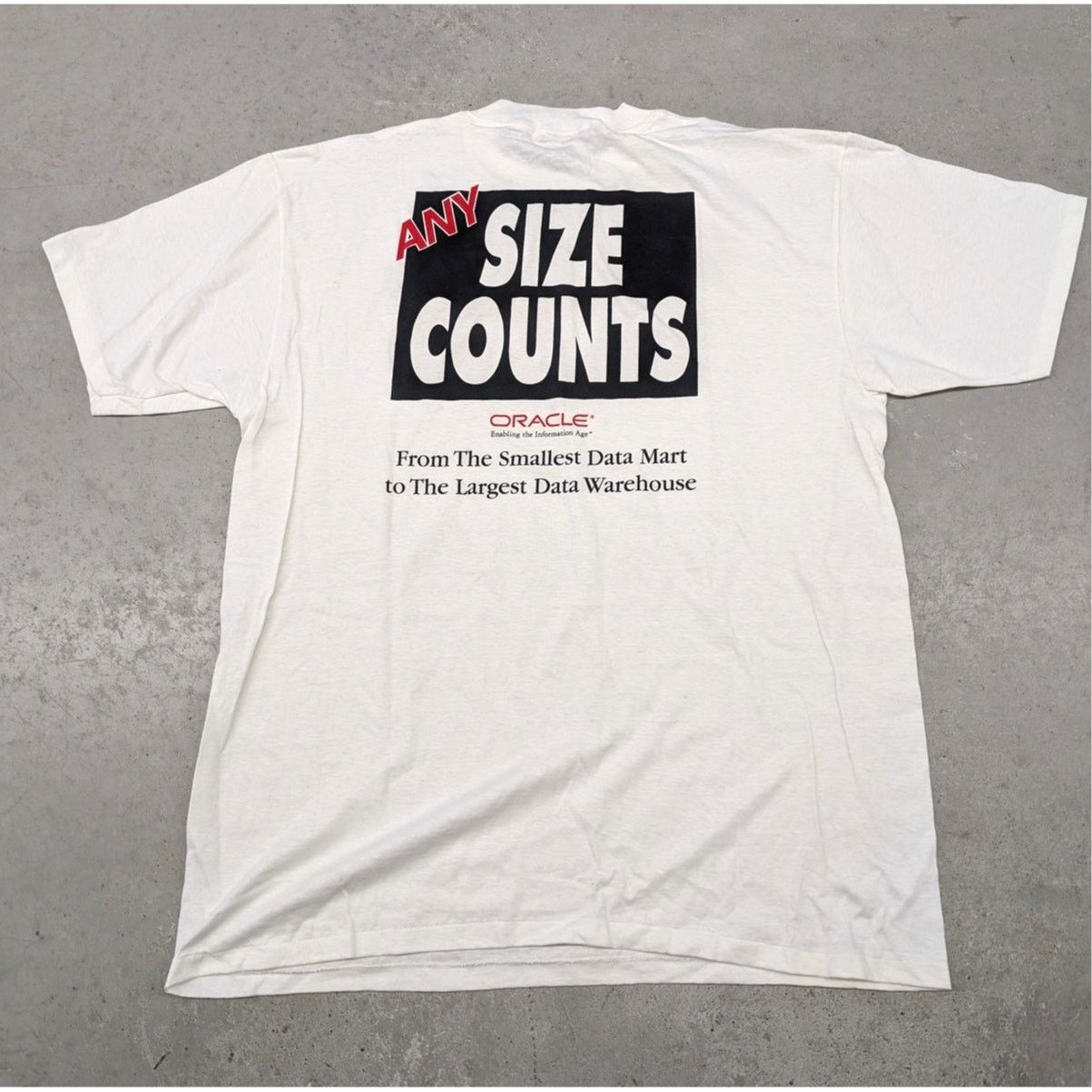 Vintage Vintage Oracle Data Mart Any Size Counts t-shirt Size US XL / EU 56 / 4 - 1 Thumbnail