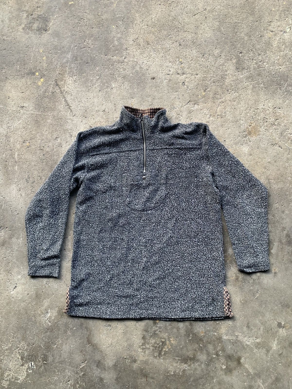 Courreges sport tutur half zip fleece