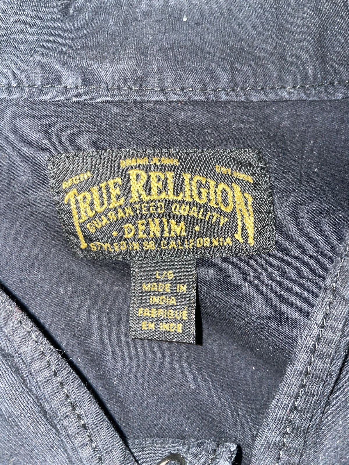 True Religion Mens true religion button down Size US L / EU 52-54 / 3 - 3 Thumbnail